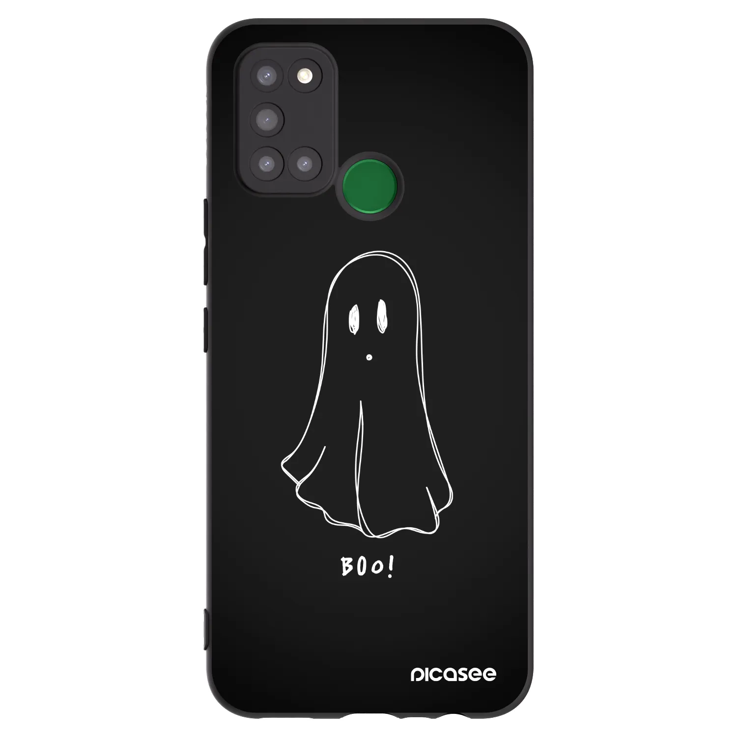 Picasee husă neagră din silicon pentru Realme 7i - Ghost 2