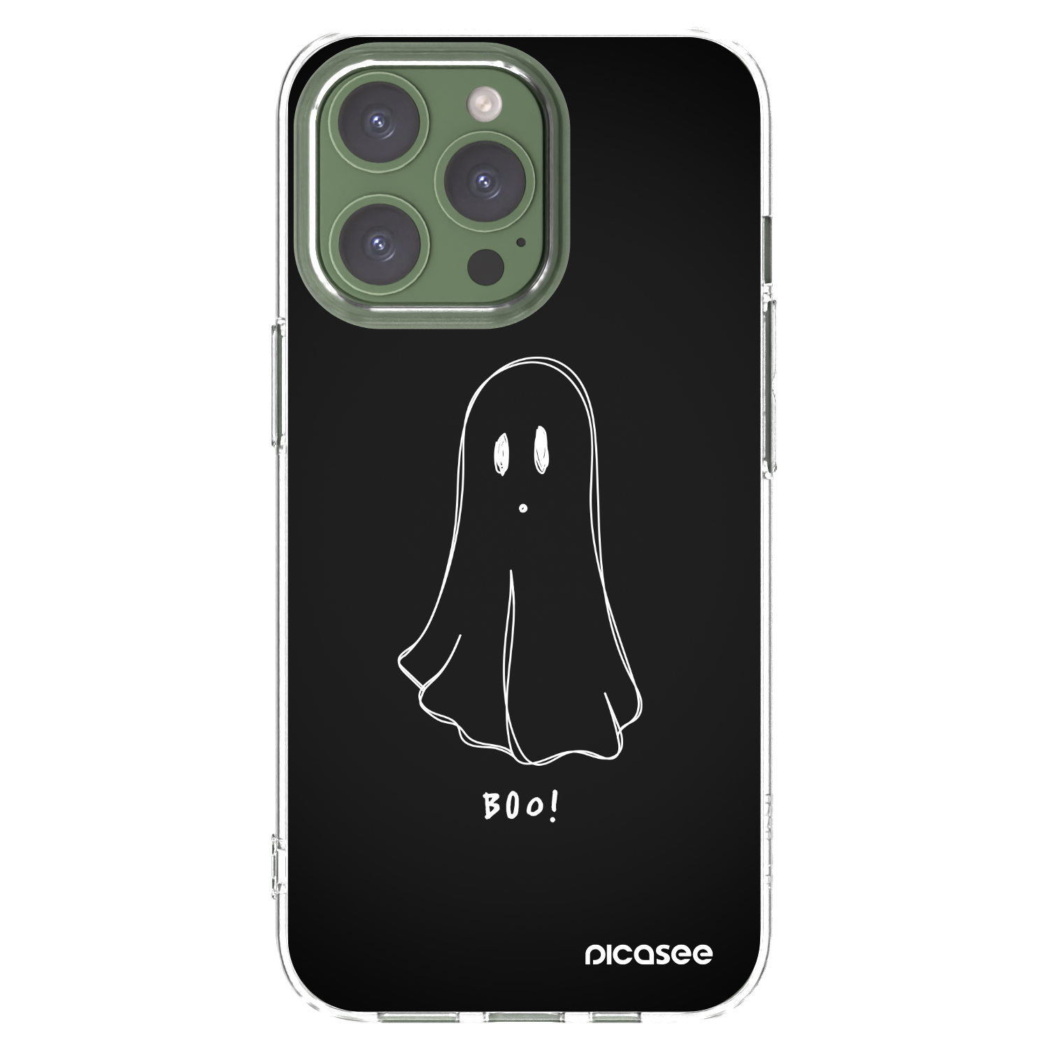 Picasee husă transparentă din silicon pentru Apple iPhone 13 Pro - Ghost 2