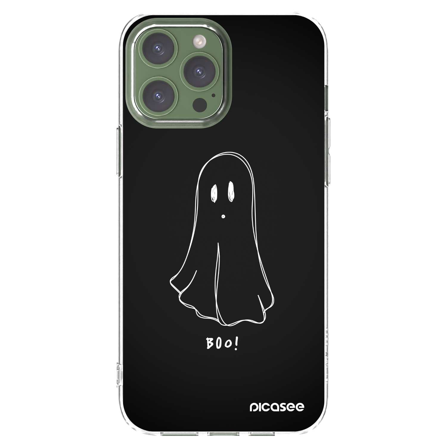 Picasee husă transparentă din silicon pentru Apple iPhone 13 Pro Max - Ghost 2