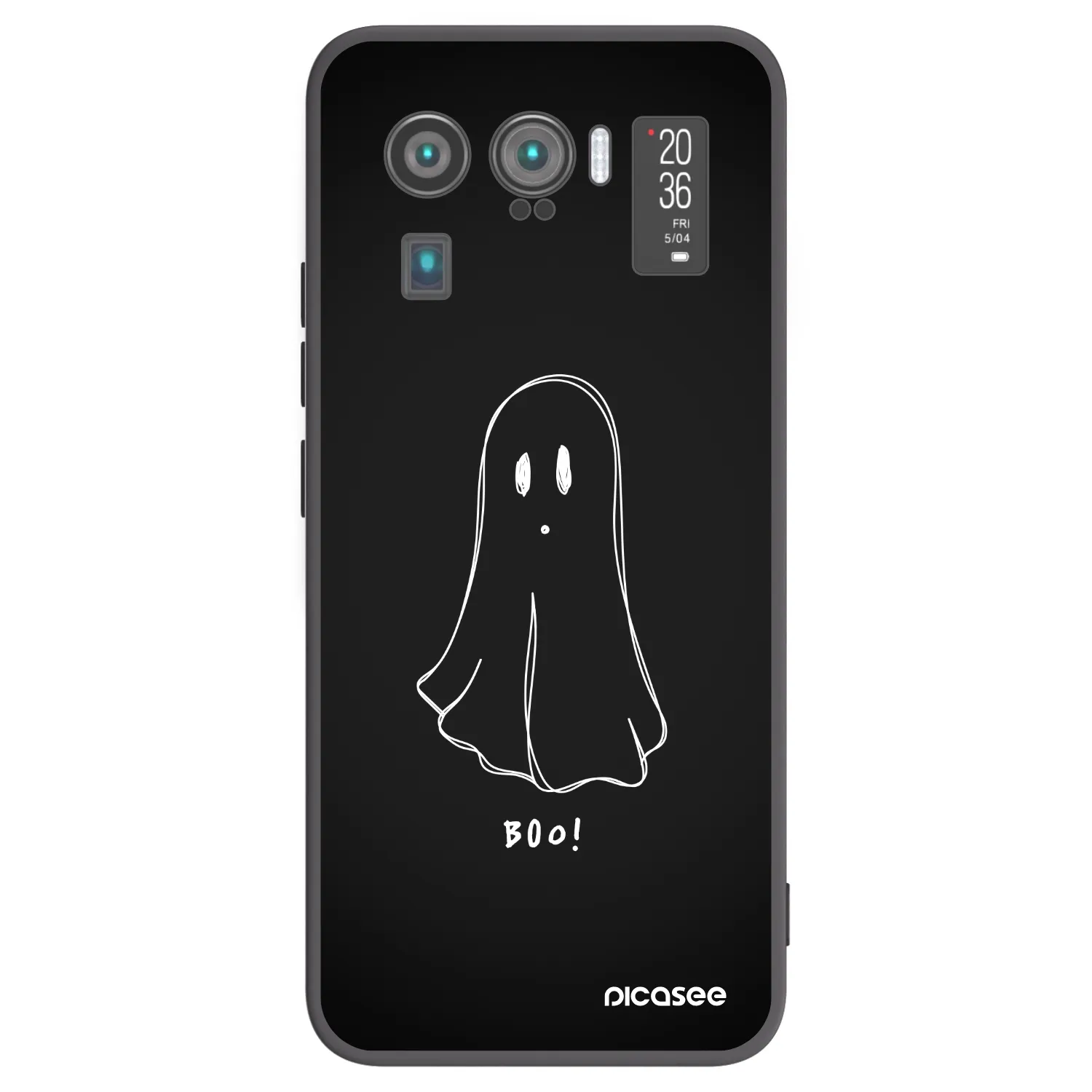 Picasee husă neagră din silicon pentru Xiaomi Mi 11 Ultra - Ghost 2
