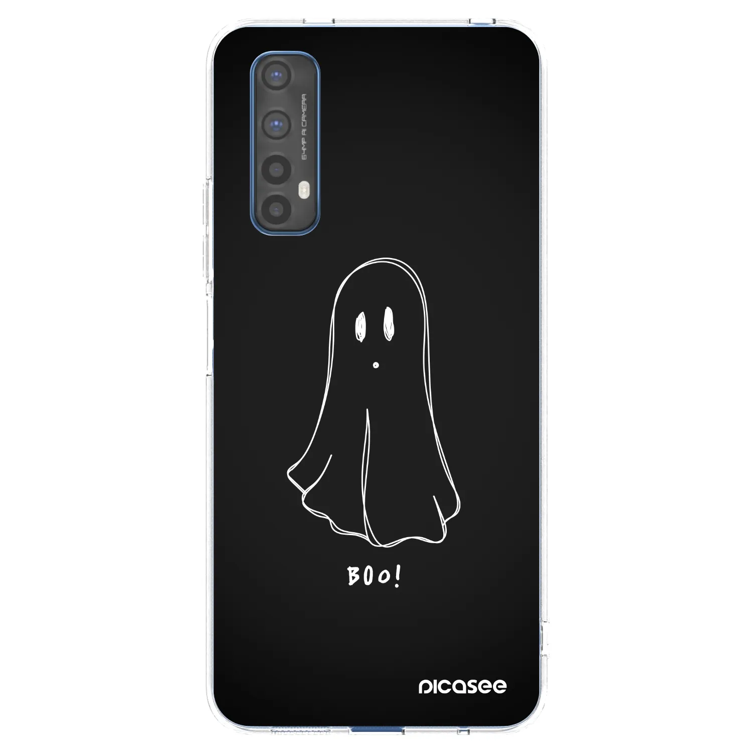 Picasee husă transparentă din silicon pentru Realme 7 - Ghost 2
