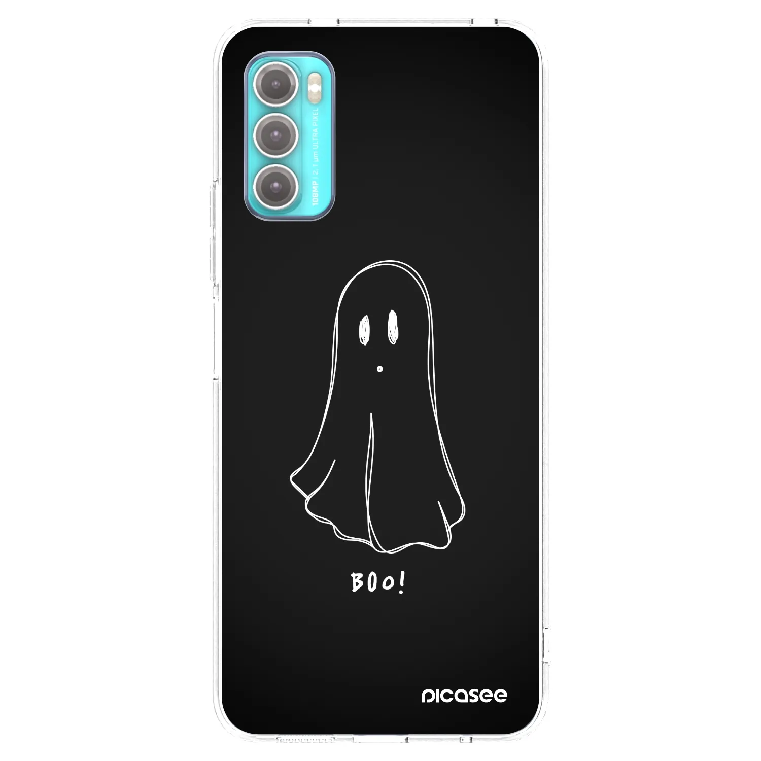 Picasee husă transparentă din silicon pentru Motorola Moto G60 - Ghost 2