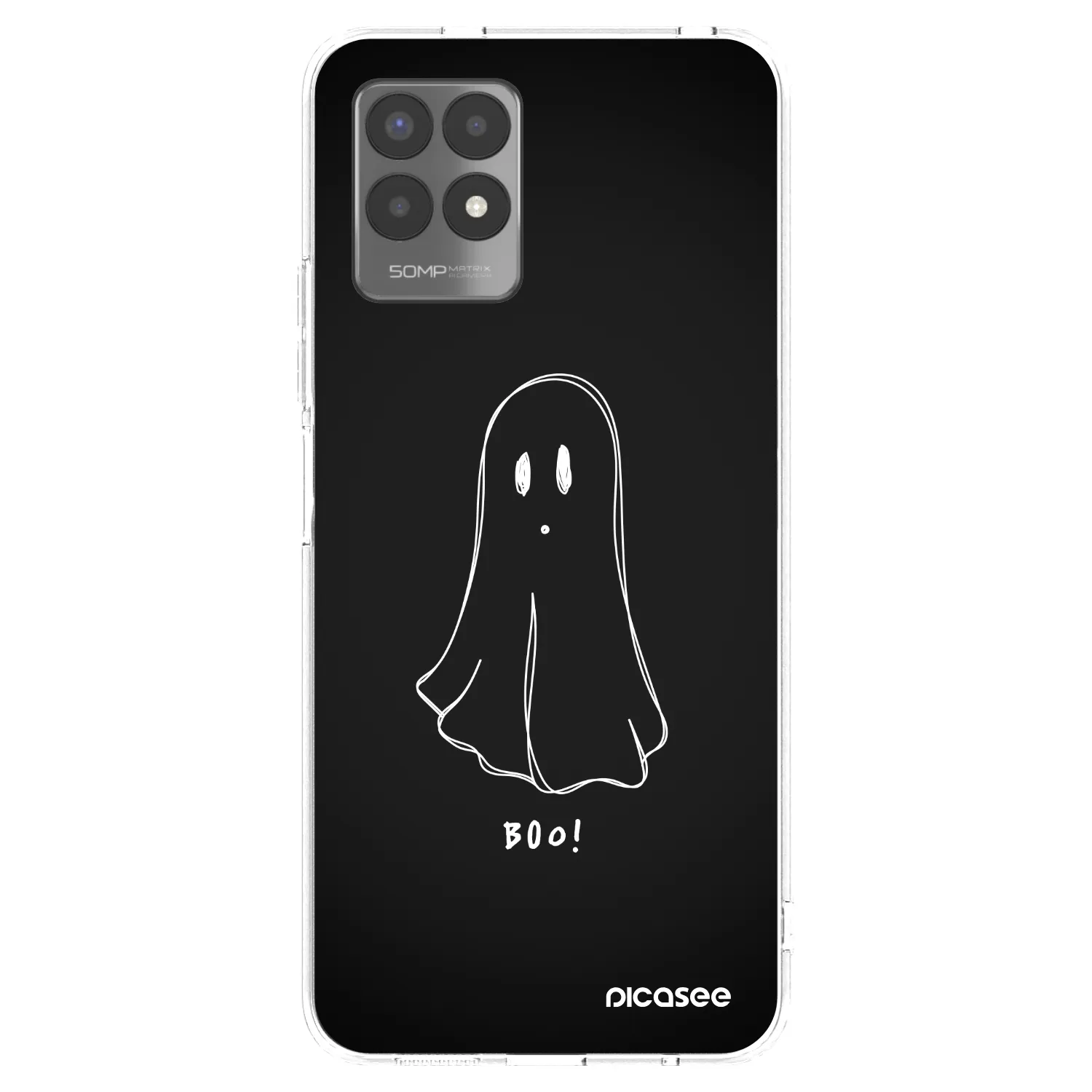 Picasee husă transparentă din silicon pentru Realme 8i - Ghost 2