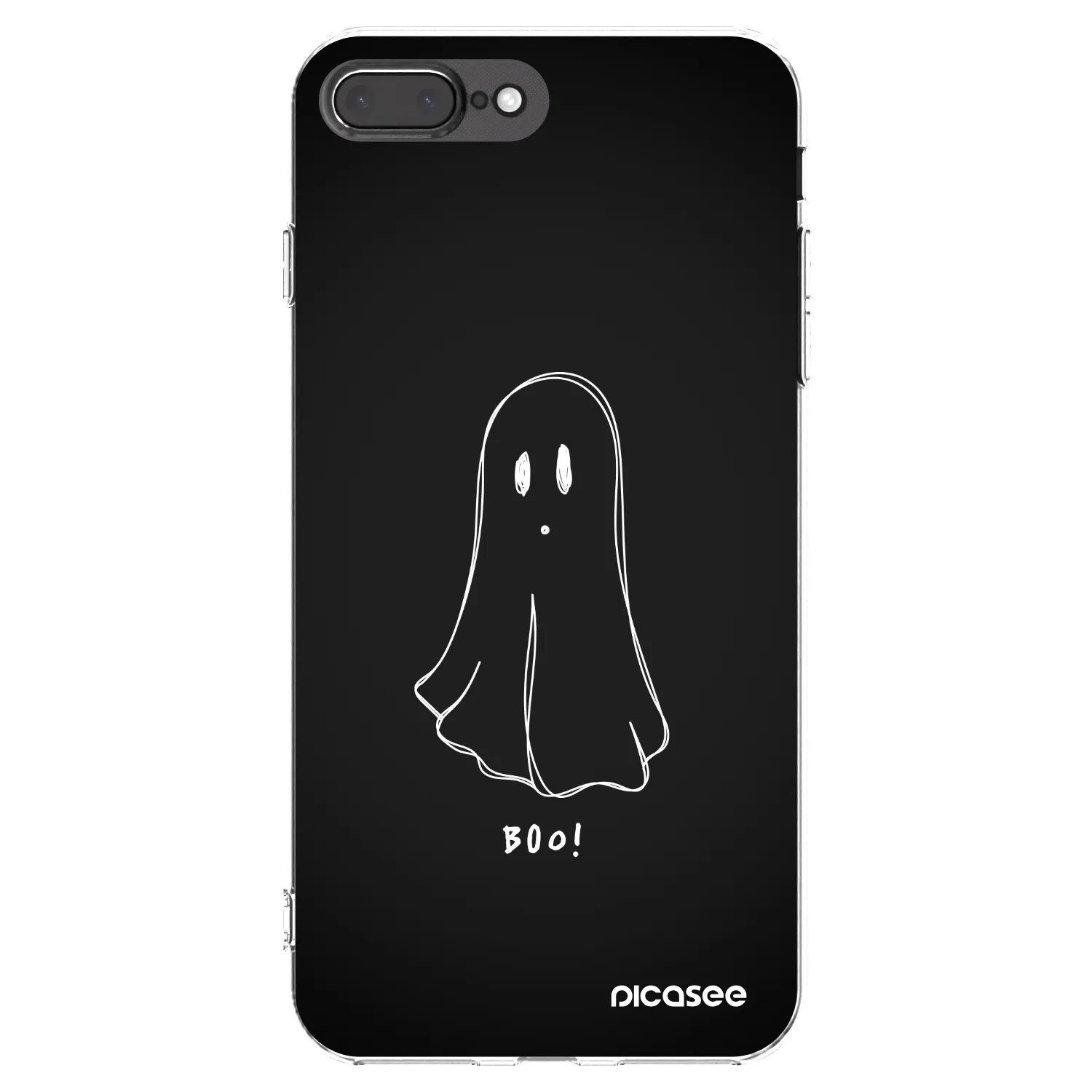 Picasee husă transparentă din silicon pentru Apple iPhone 7 Plus - Ghost 2