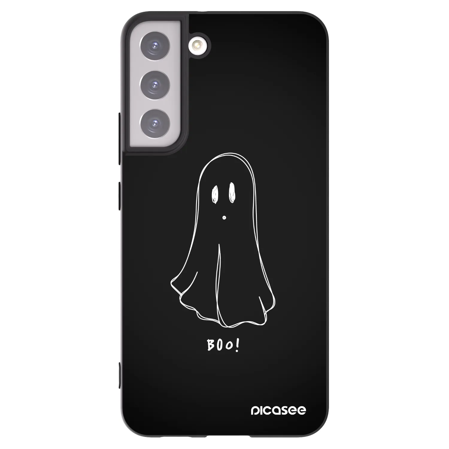 Picasee husă neagră din silicon pentru Samsung Galaxy S22+ 5G - Ghost 2