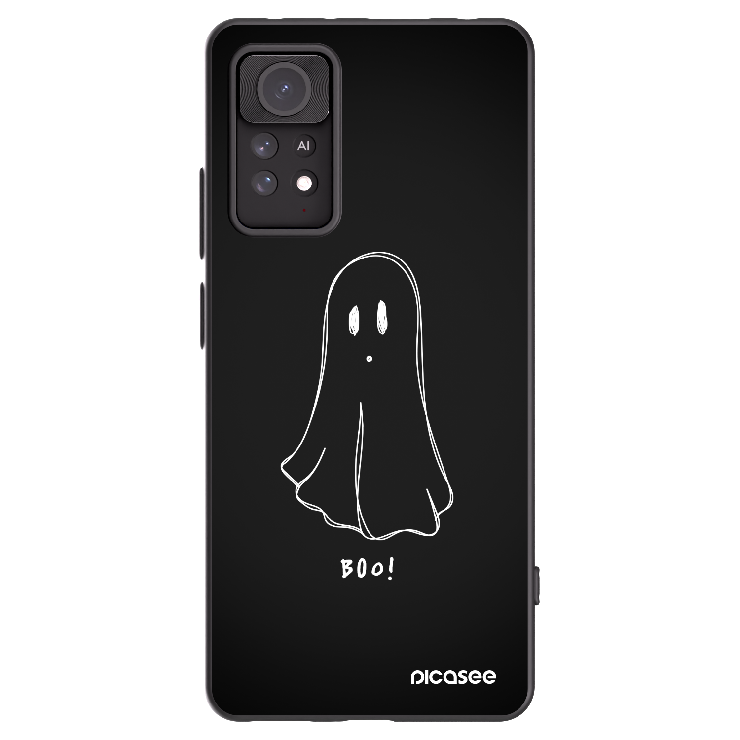 Picasee husă neagră din silicon pentru Xiaomi Redmi Note 11 Pro 5G - Ghost 2