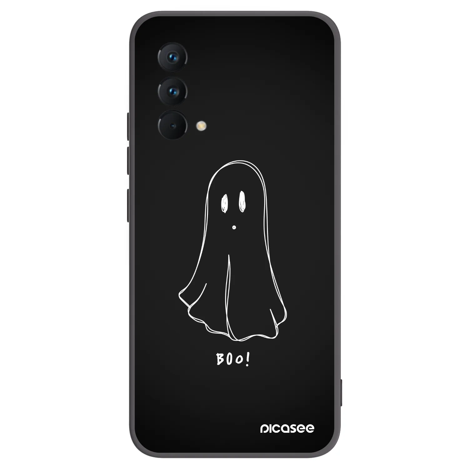 Picasee husă neagră din silicon pentru Realme GT Master Edition 5G - Ghost 2