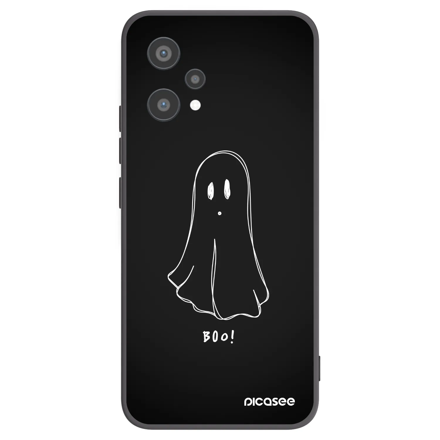 Picasee husă neagră din silicon pentru Realme 9 Pro 5G - Ghost 2