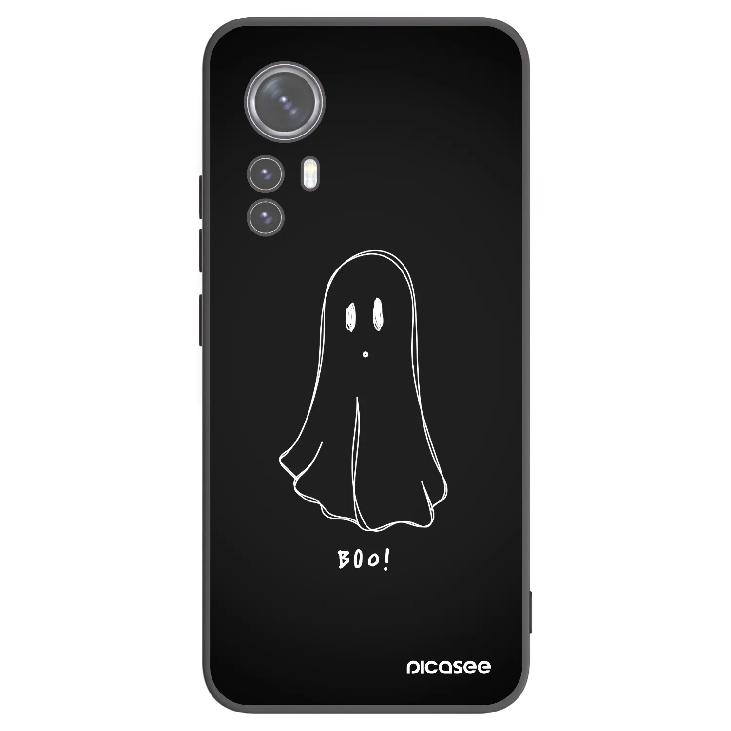 Picasee husă neagră din silicon pentru Xiaomi 12 - Ghost 2