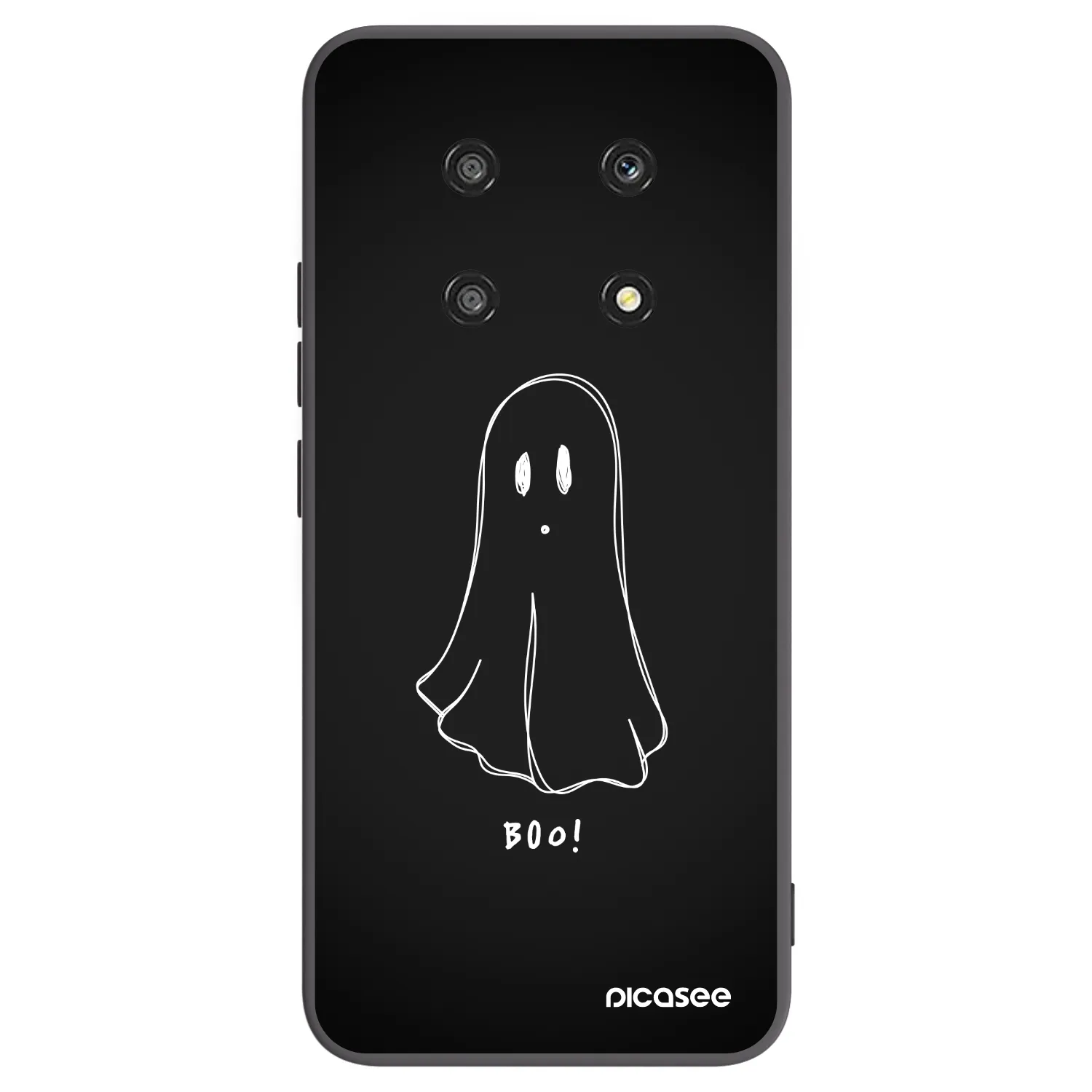 Picasee husă neagră din silicon pentru Honor Magic4 Lite 5G - Ghost 2