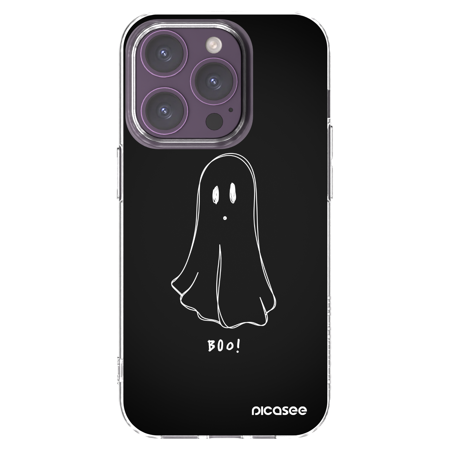 Picasee husă transparentă din silicon pentru Apple iPhone 14 Pro - Ghost 2