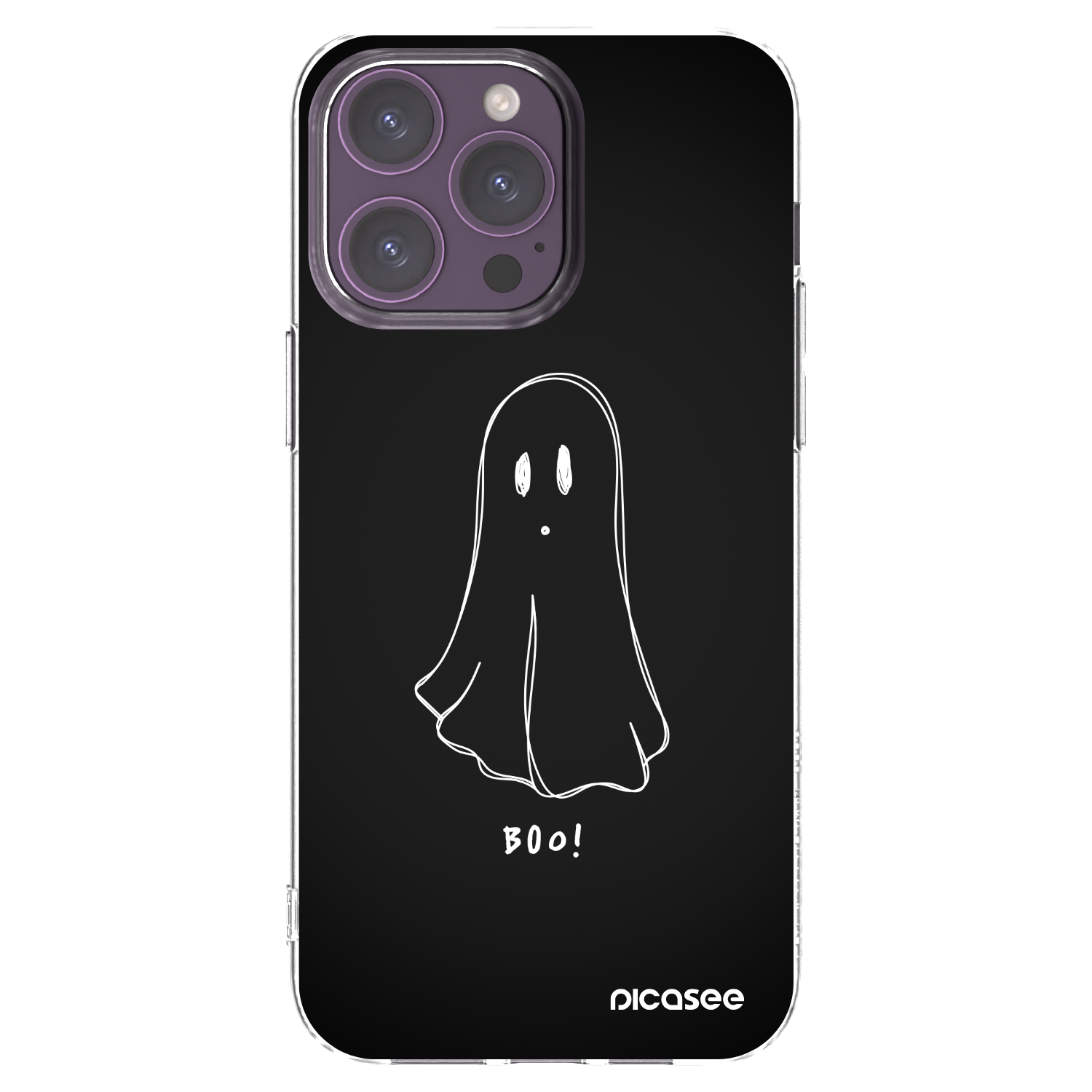 Picasee husă transparentă din silicon pentru Apple iPhone 14 Pro Max - Ghost 2