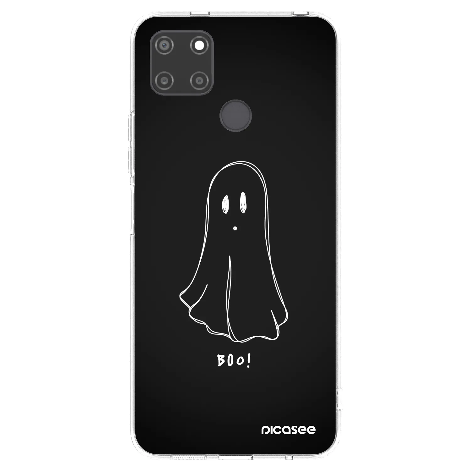 Picasee husă transparentă din silicon pentru Realme C21Y - Ghost 2