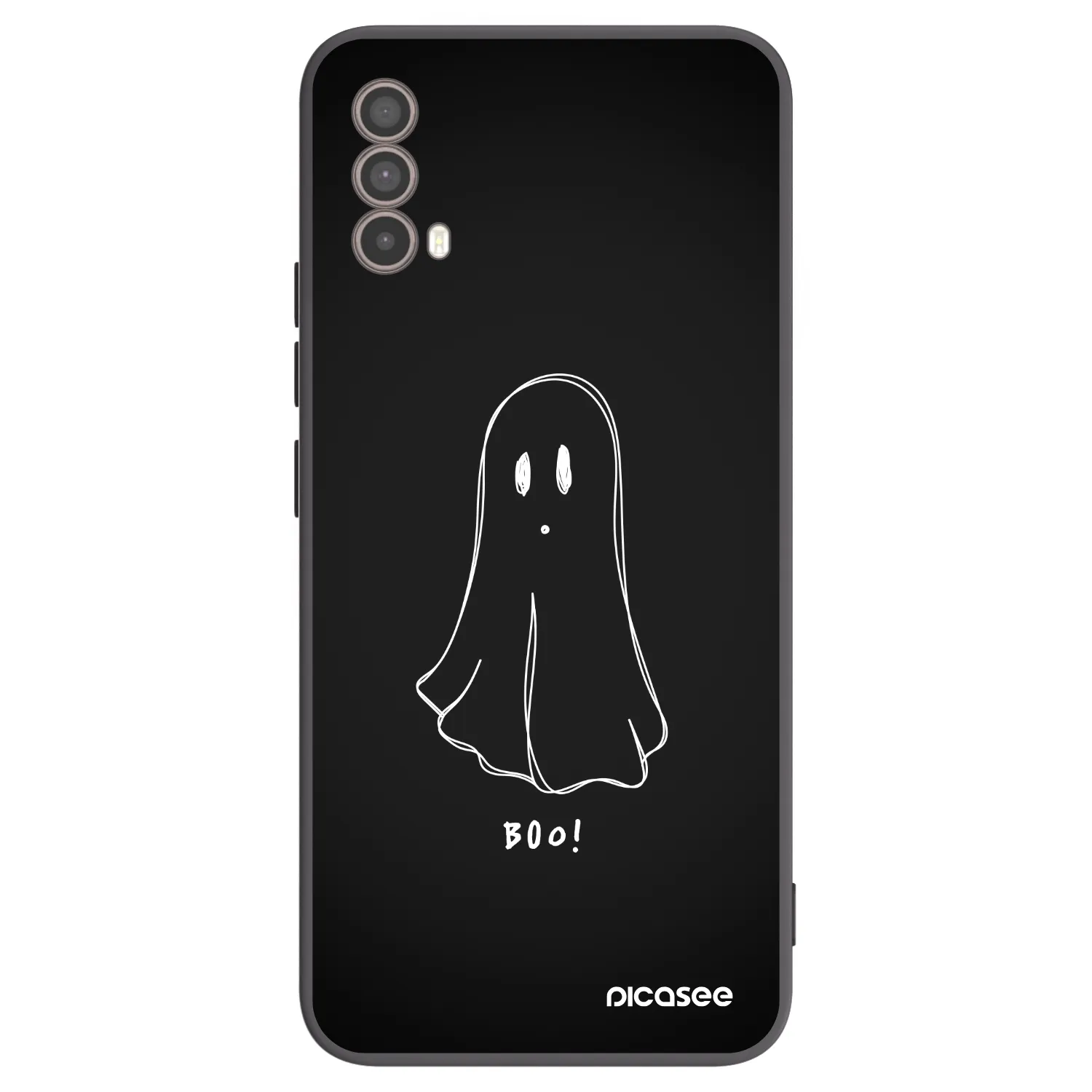 Picasee husă neagră din silicon pentru Motorola Moto E40 - Ghost 2