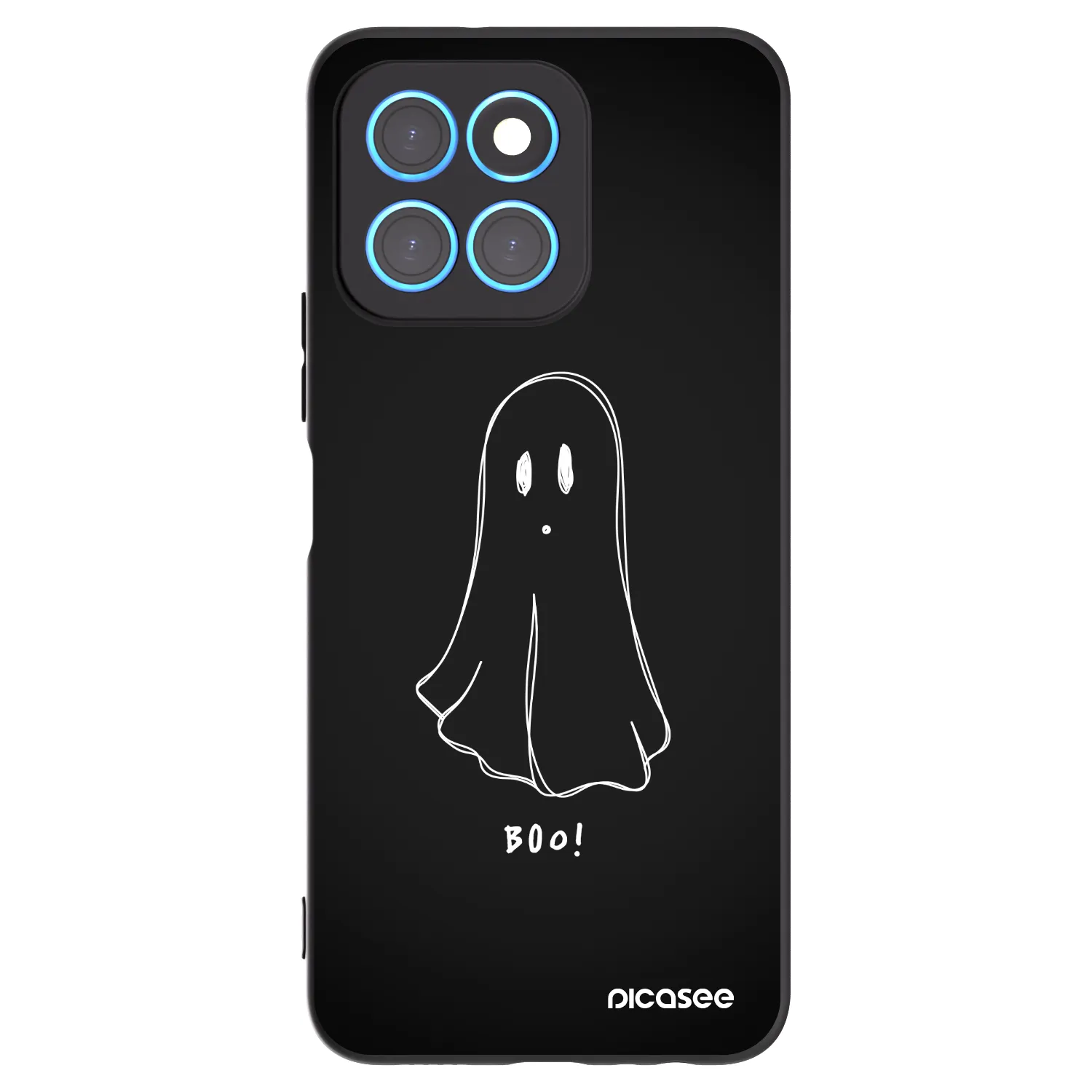 Picasee husă neagră din silicon pentru Honor X6 - Ghost 2