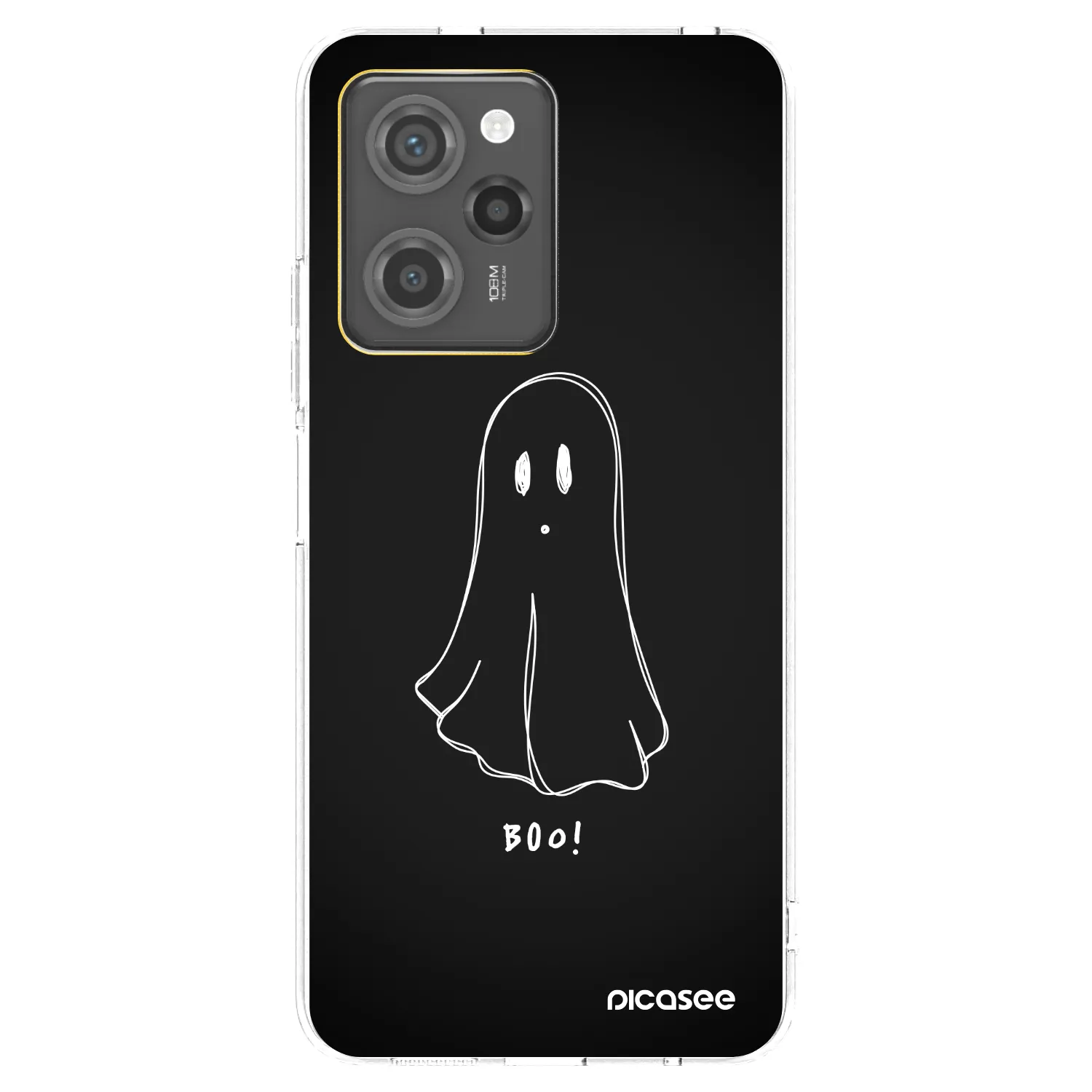 Picasee husă neagră din silicon pentru Xiaomi Poco X5 Pro - Ghost 2