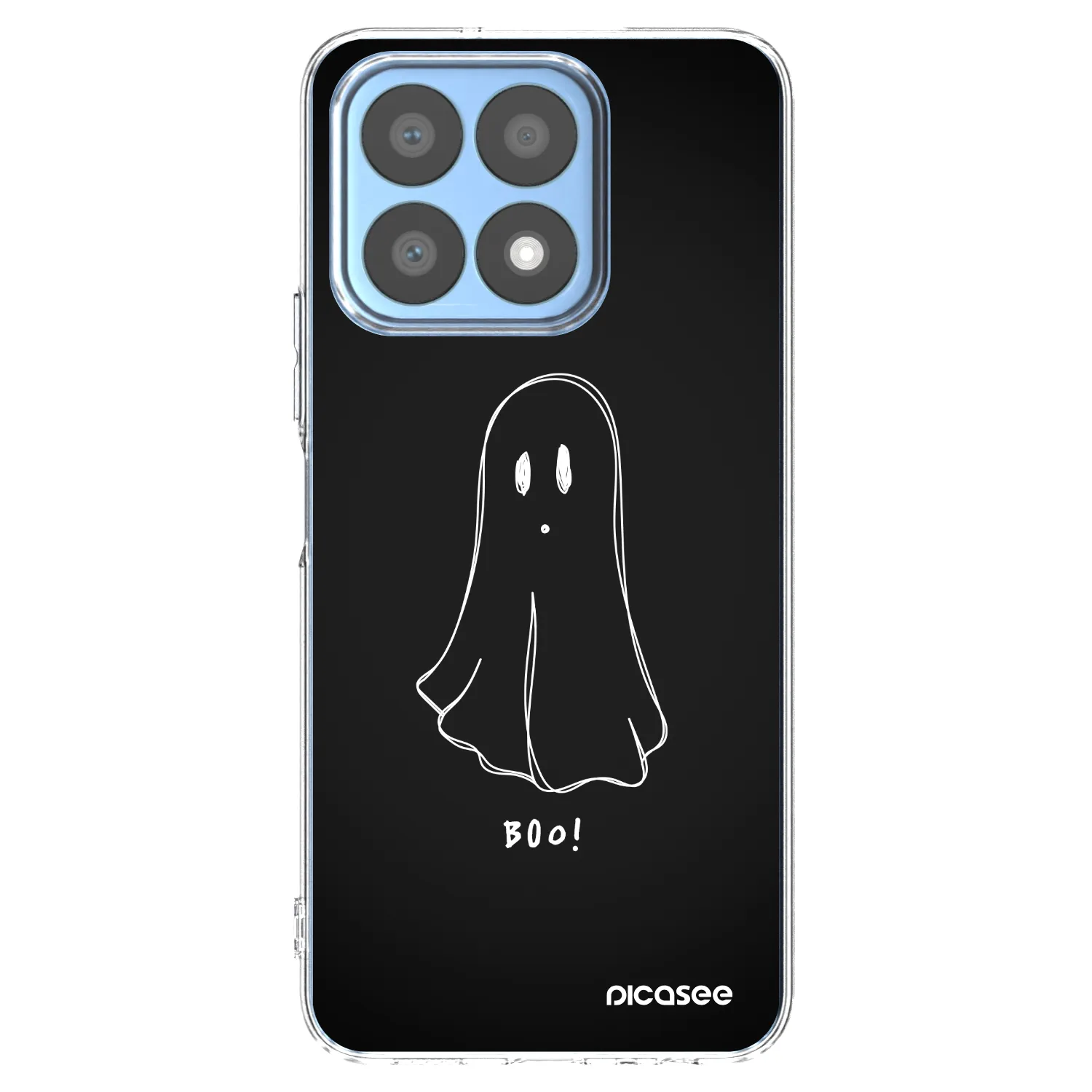 Picasee husă transparentă din silicon pentru Honor X8a - Ghost 2