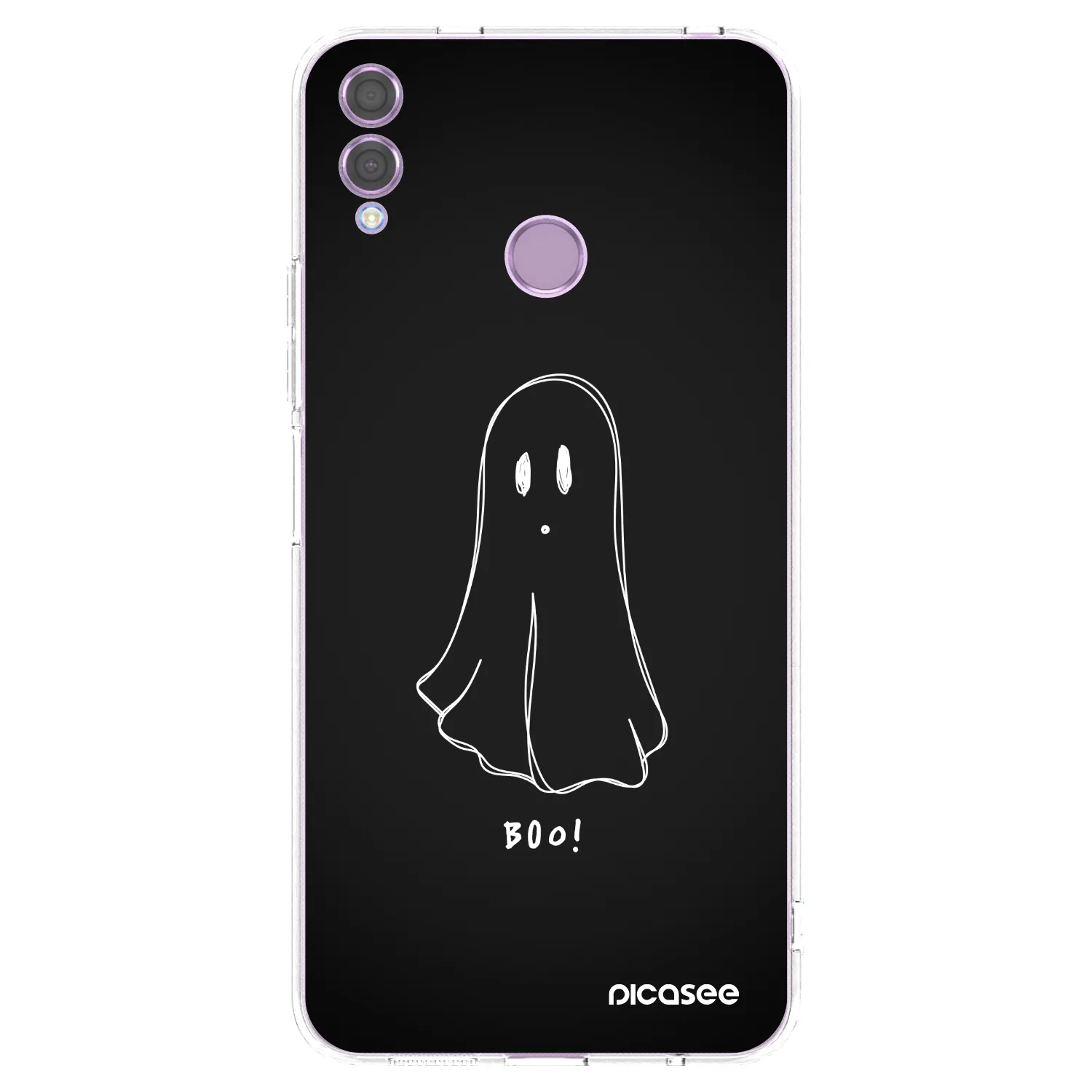 Picasee husă transparentă din silicon pentru Honor 8X - Ghost 2