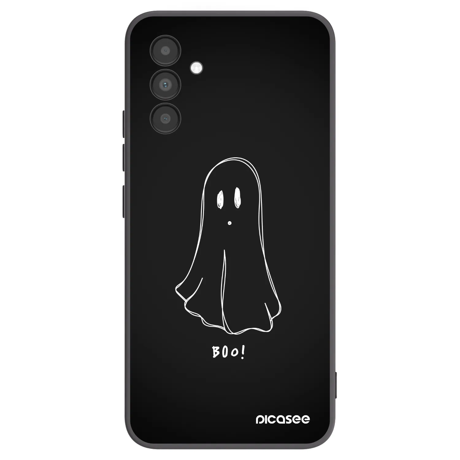 Picasee husă neagră din silicon pentru Samsung Galaxy A04s A047F - Ghost 2