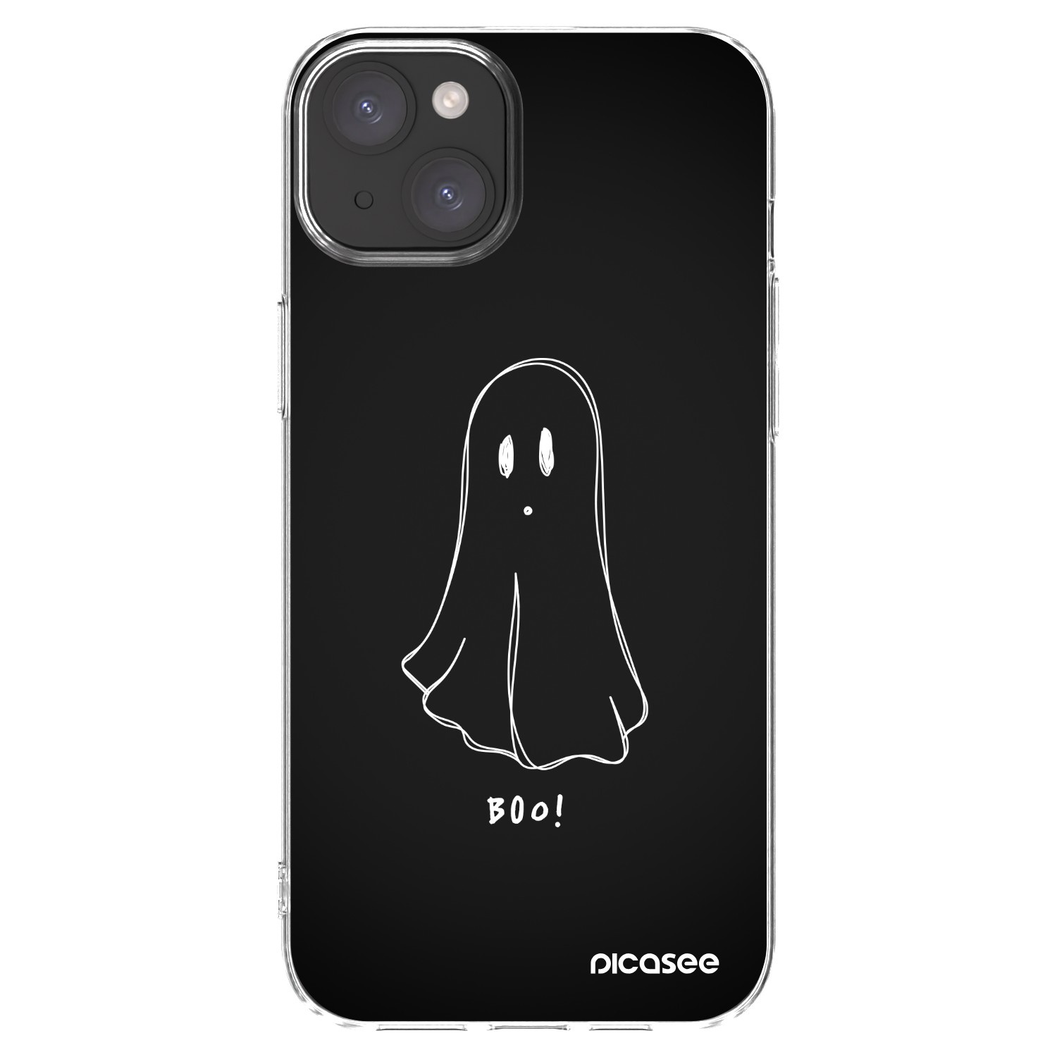Picasee husă transparentă din silicon pentru Apple iPhone 15 Plus - Ghost 2