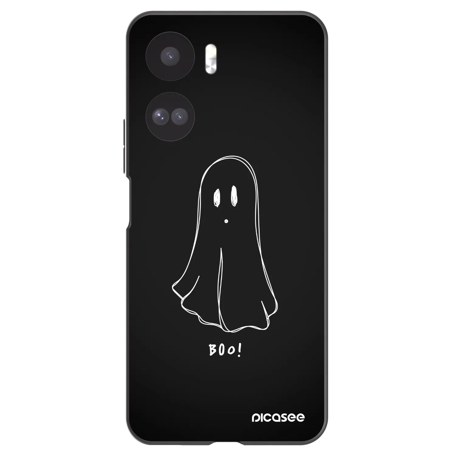 Picasee husă neagră din silicon pentru Honor 90 Lite 5G - Ghost 2