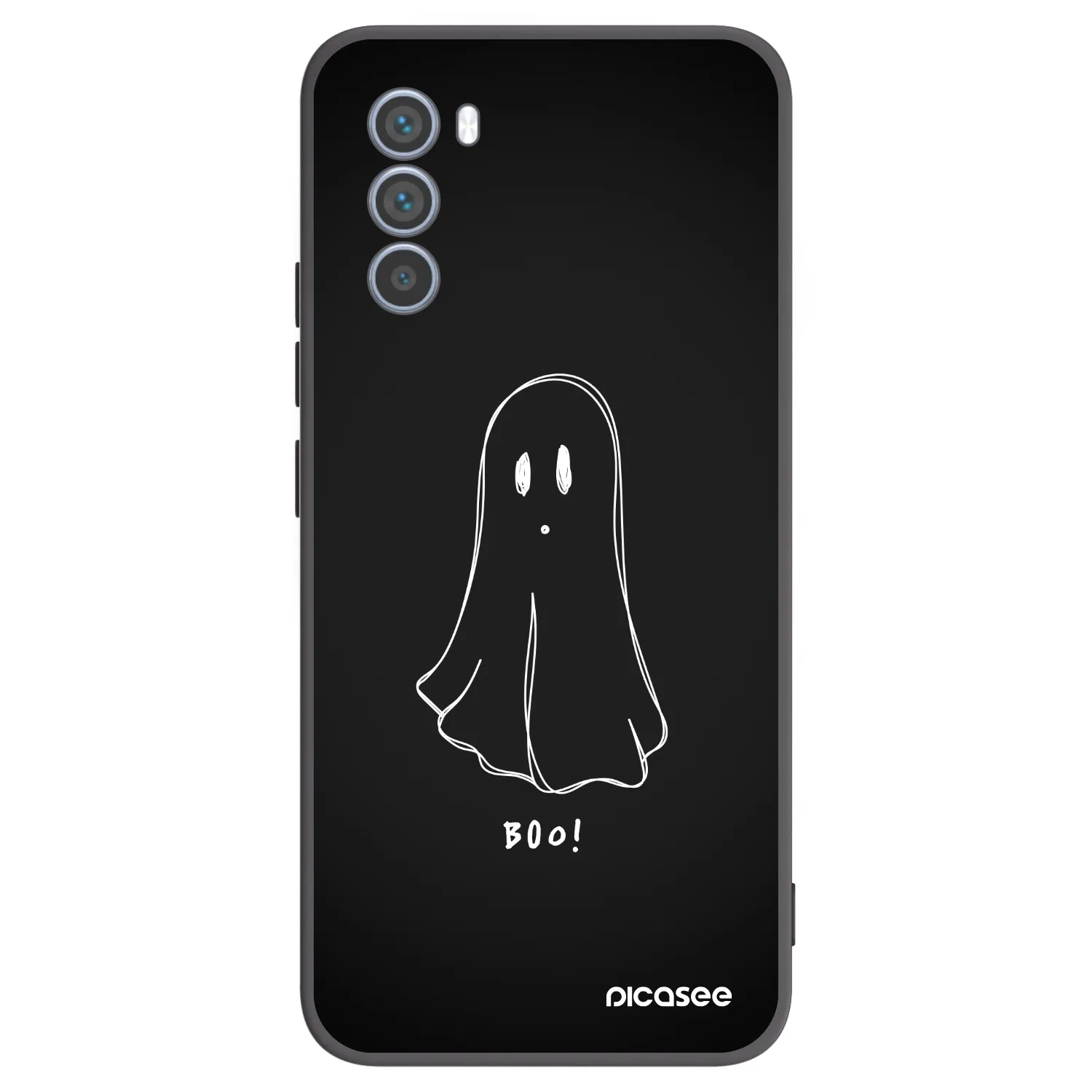 Picasee husă neagră din silicon pentru Motorola Moto G62 - Ghost 2