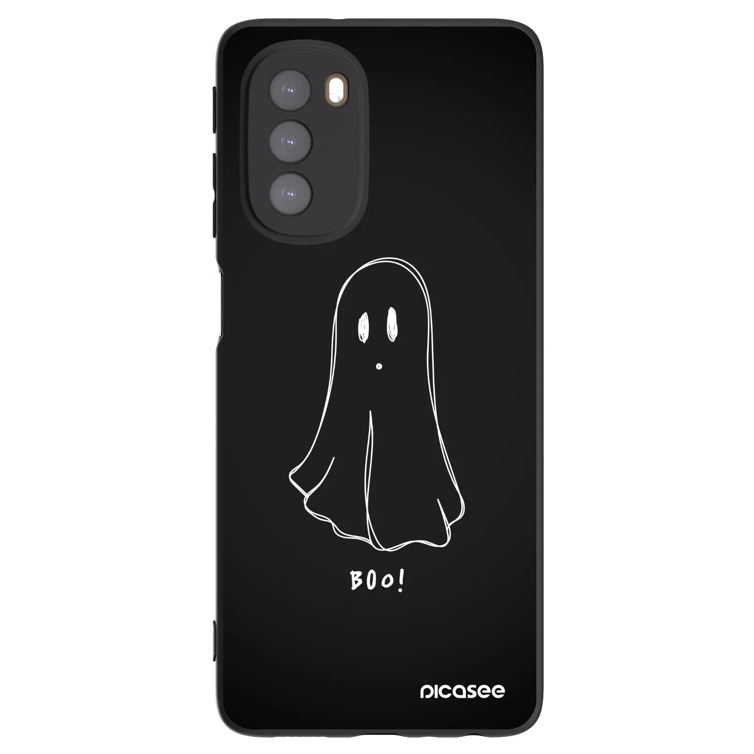 Picasee husă neagră din silicon pentru Motorola Moto G51 - Ghost 2