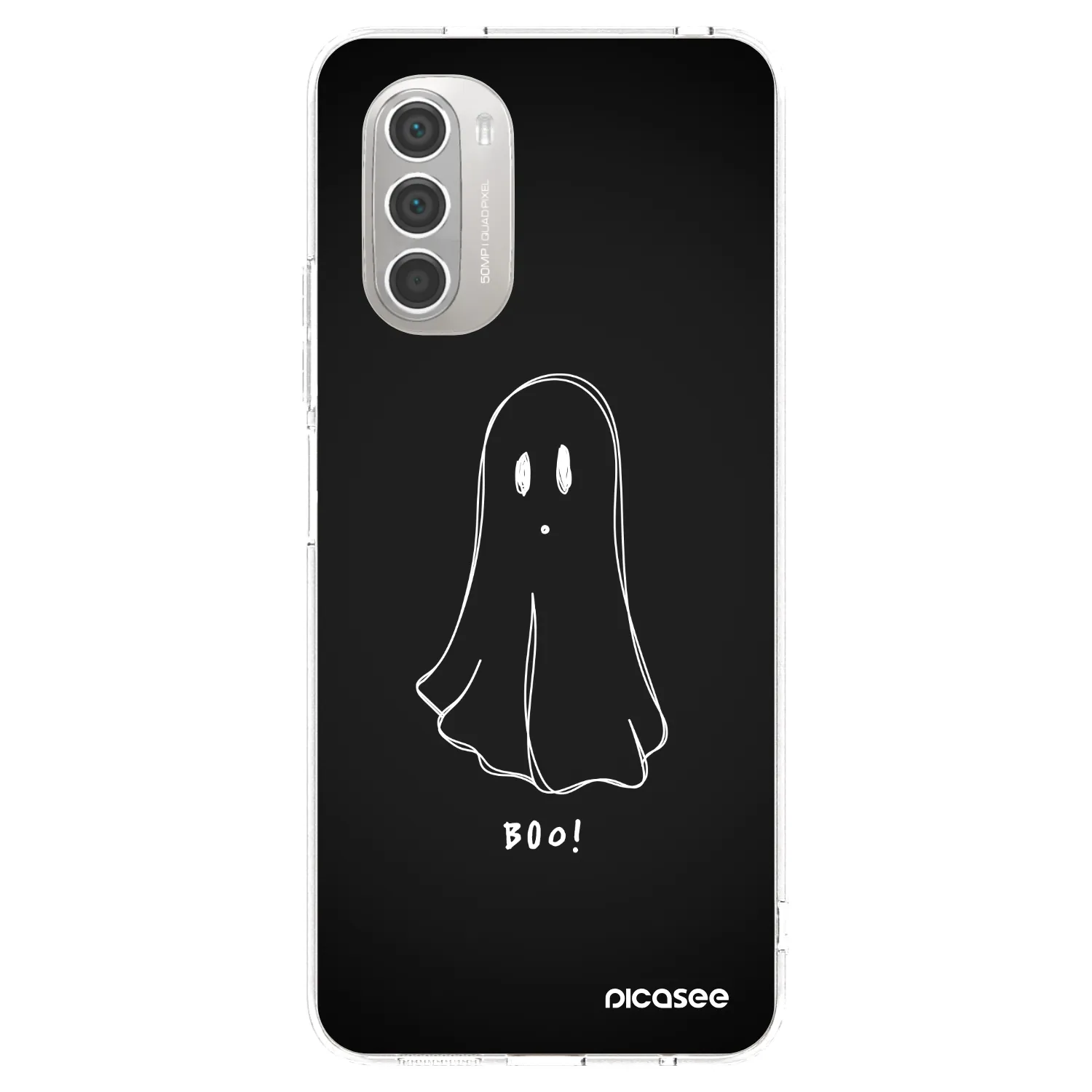 Picasee husă transparentă din silicon pentru Motorola Moto G51 - Ghost 2
