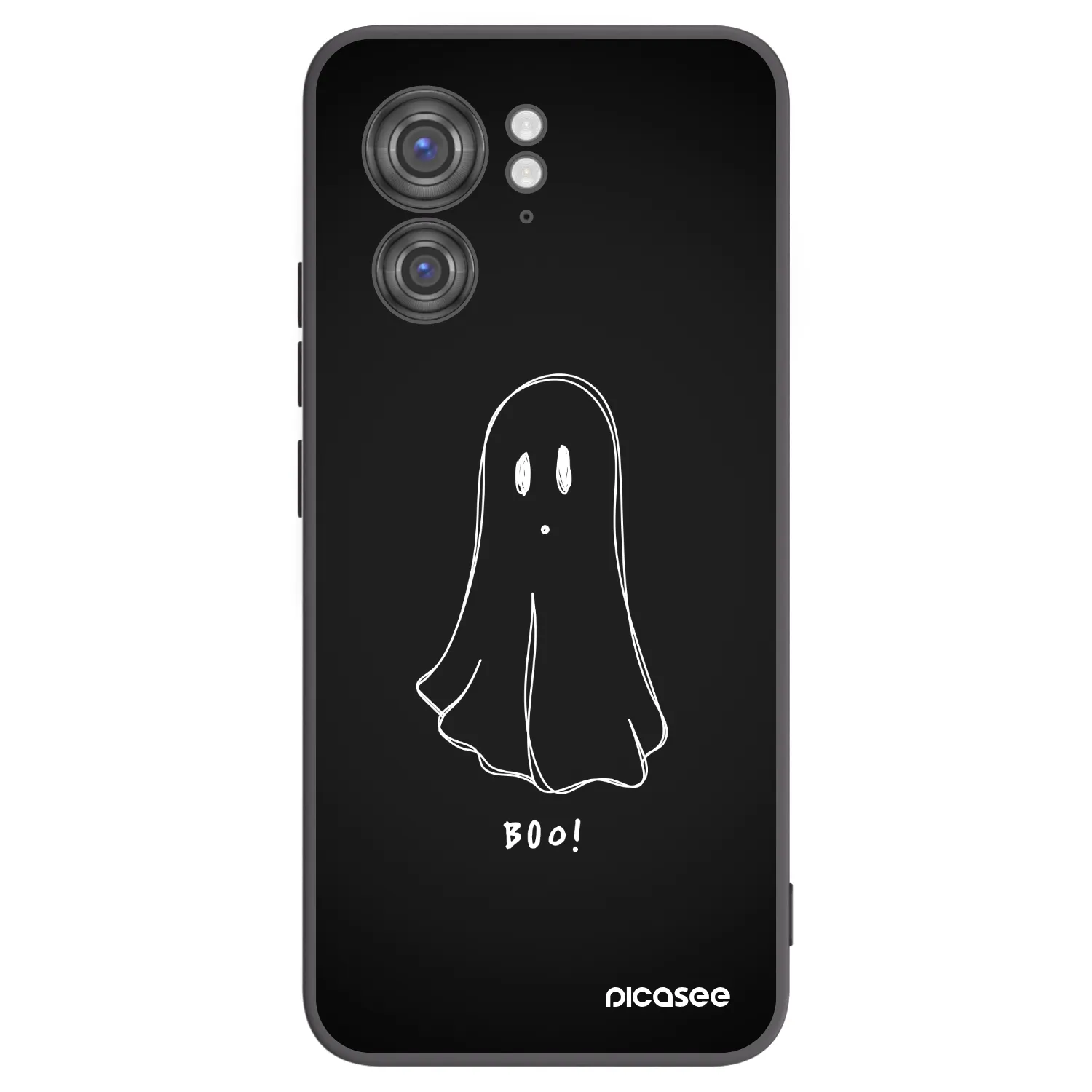 Picasee husă neagră din silicon pentru Motorola Edge 40 - Ghost 2