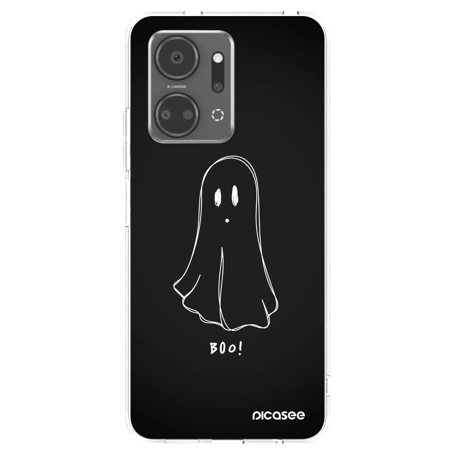 Picasee husă transparentă din silicon pentru Honor X7a - Ghost 2