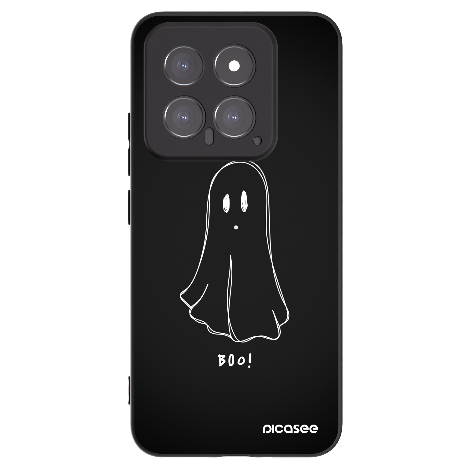 Picasee husă neagră din silicon pentru Xiaomi 14 - Ghost 2