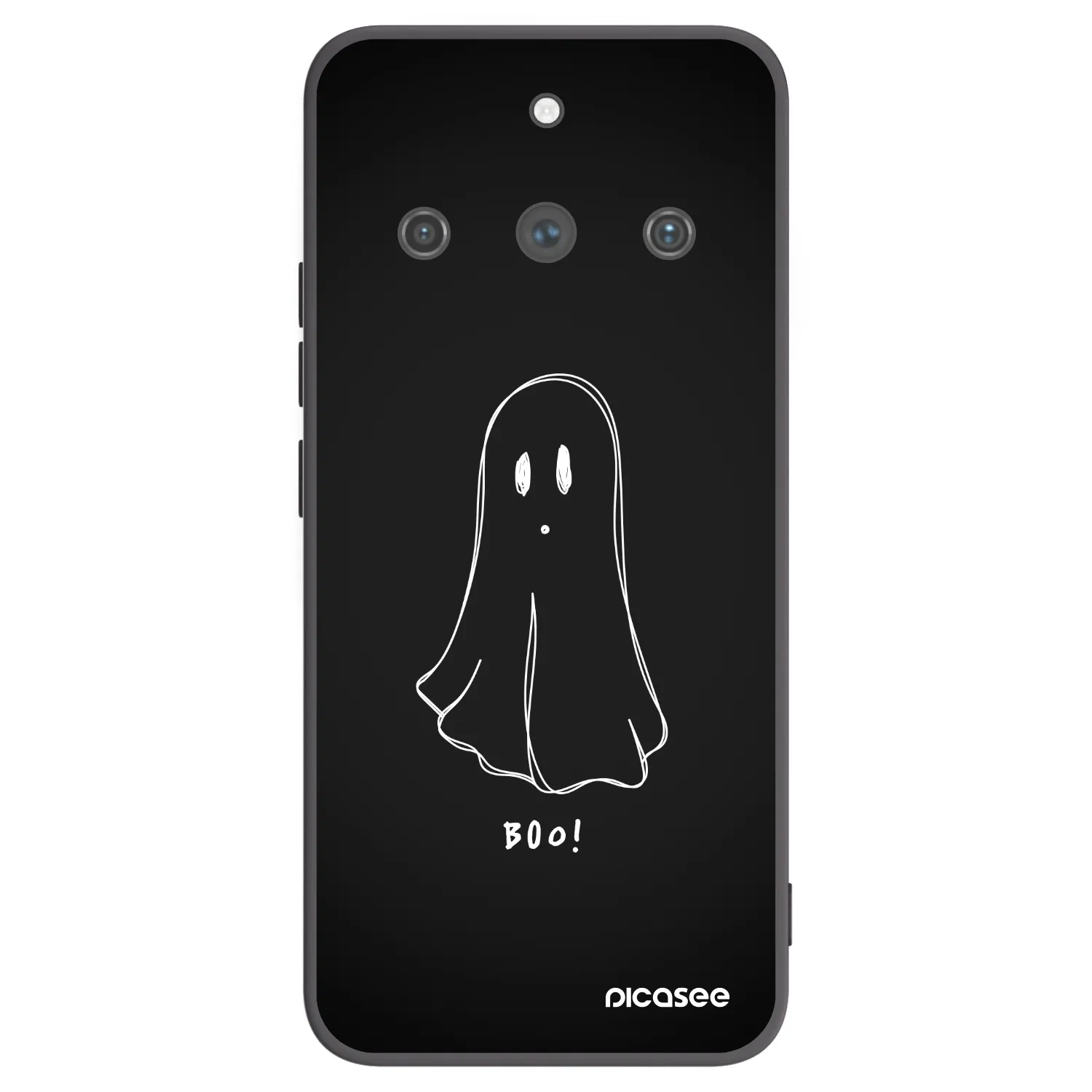 Picasee husă neagră din silicon pentru Realme 11 Pro+ - Ghost 2