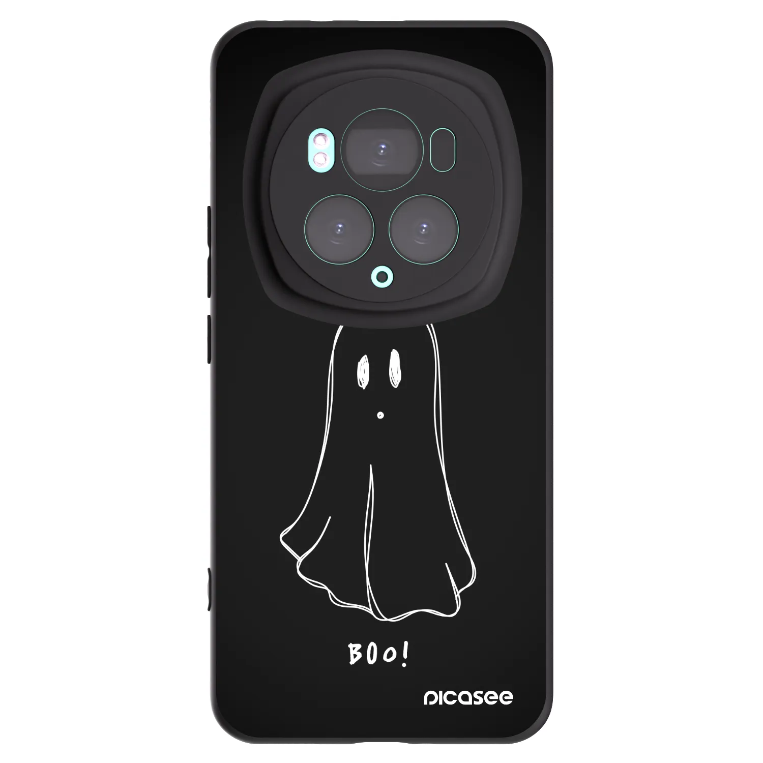 Picasee husă neagră din silicon pentru Honor Magic6 Pro - Ghost 2