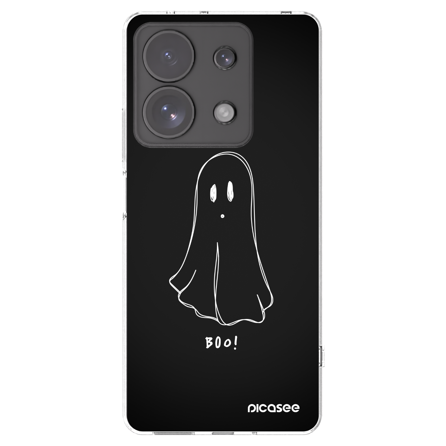 Picasee husă transparentă din silicon pentru Xiaomi Redmi Note 13 Pro 4G - Ghost 2