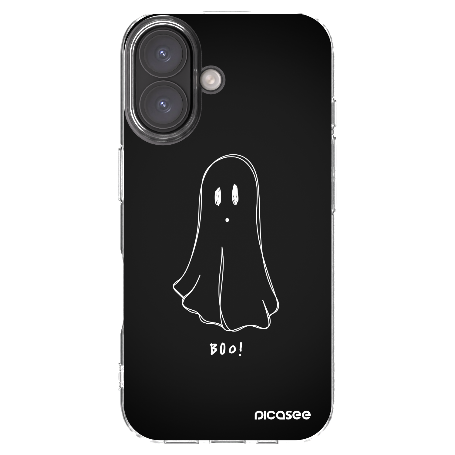 Picasee husă transparentă din silicon pentru Apple iPhone 16 - Ghost 2