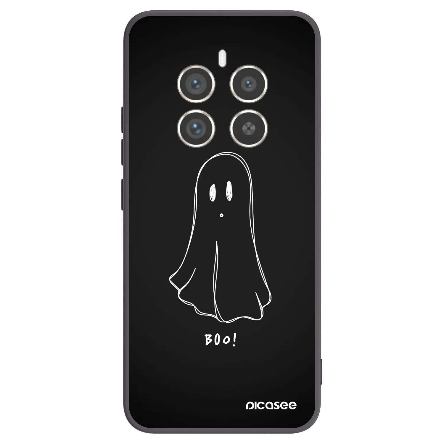 Picasee husă neagră din silicon pentru Realme 12 Pro 5G - Ghost 2