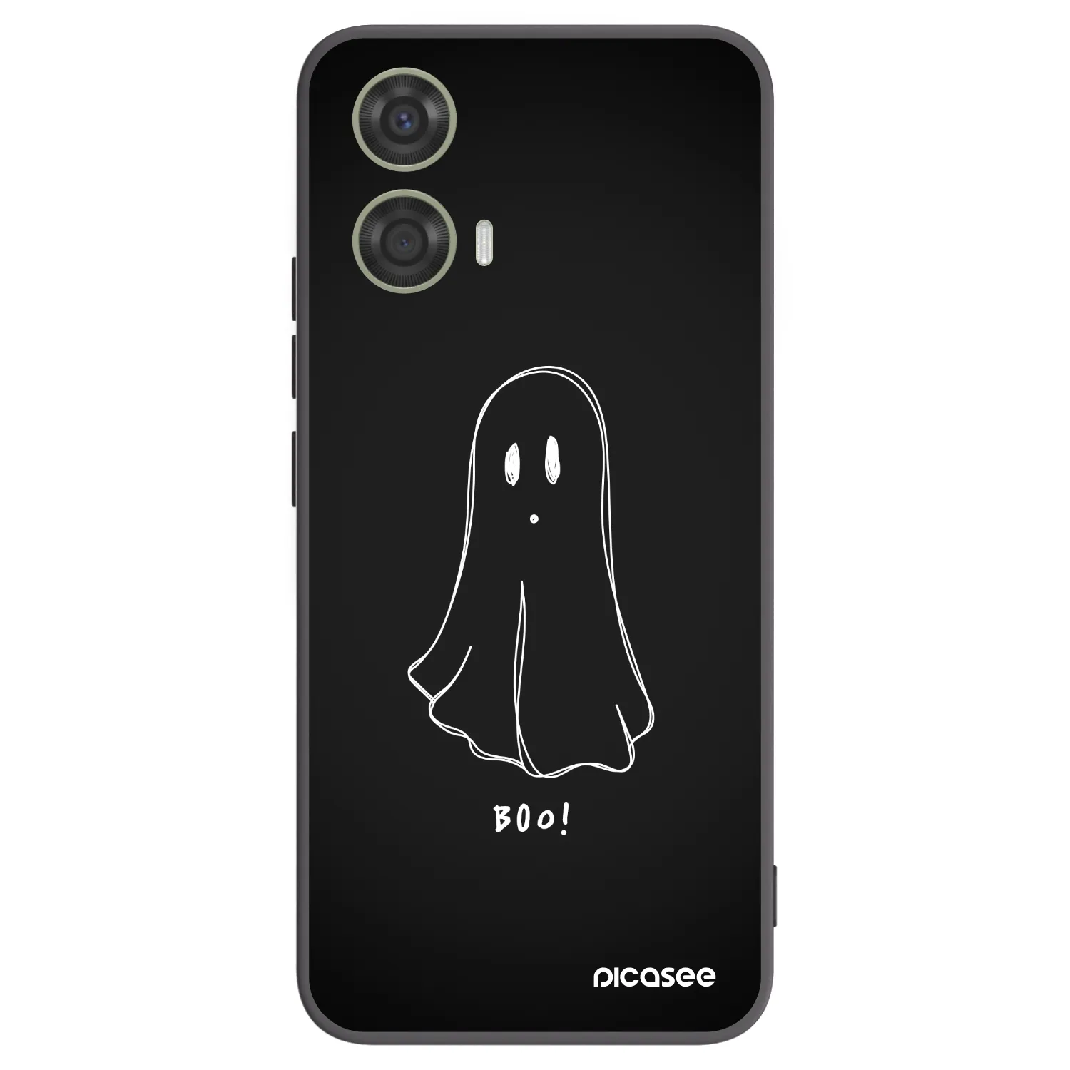Picasee husă neagră din silicon pentru Motorola Moto G24 - Ghost 2
