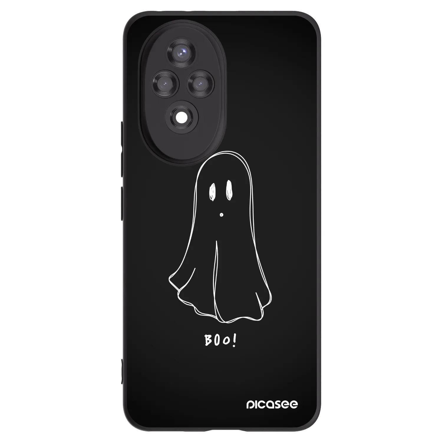 Picasee husă neagră din silicon pentru Honor 200 5G - Ghost 2