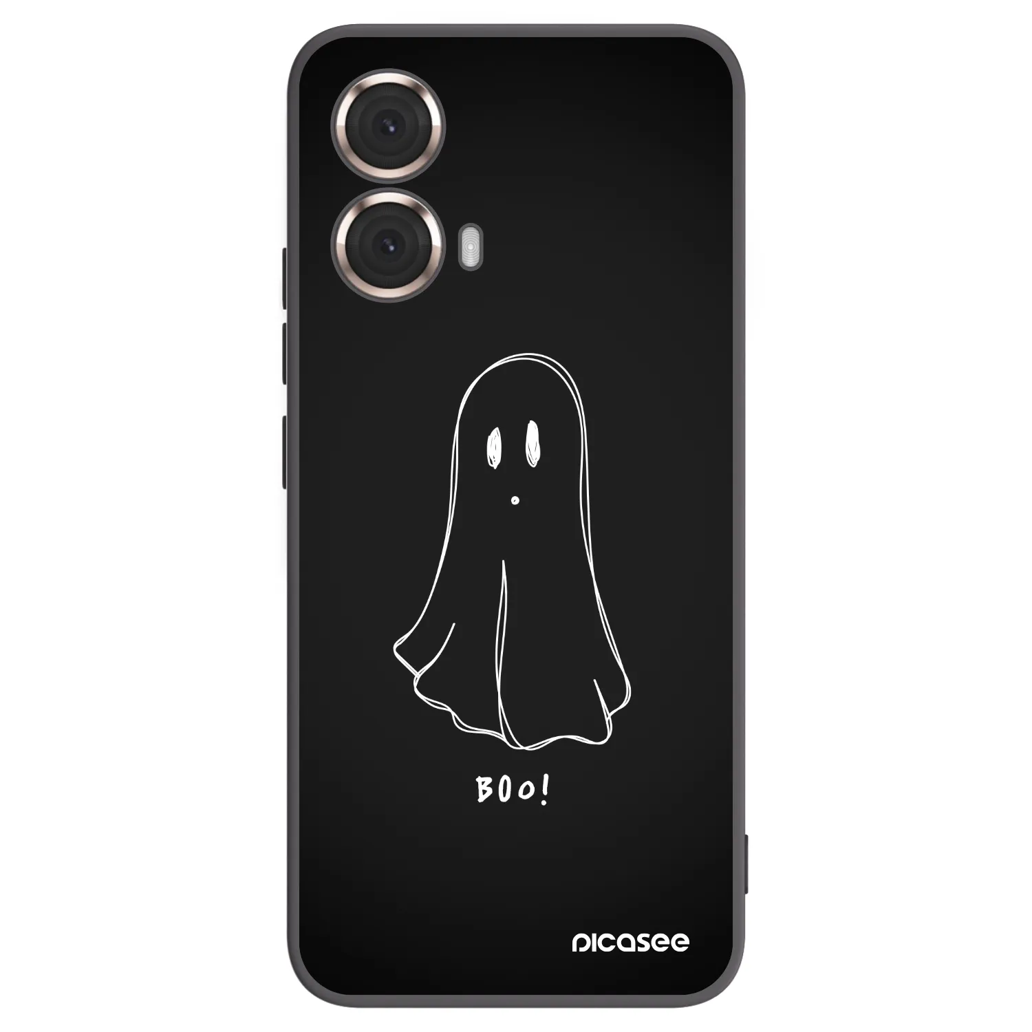Picasee husă neagră din silicon pentru Motorola Moto G85 - Ghost 2
