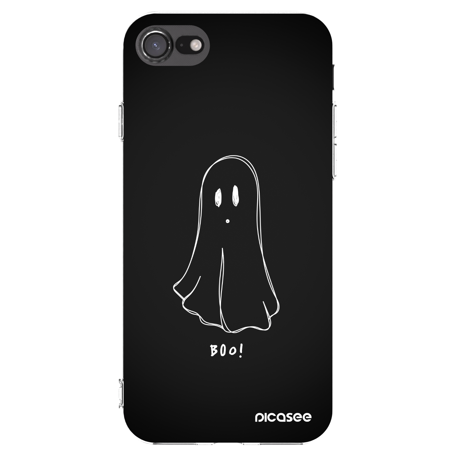 Picasee husă transparentă din silicon pentru Apple iPhone 7 - Ghost 2