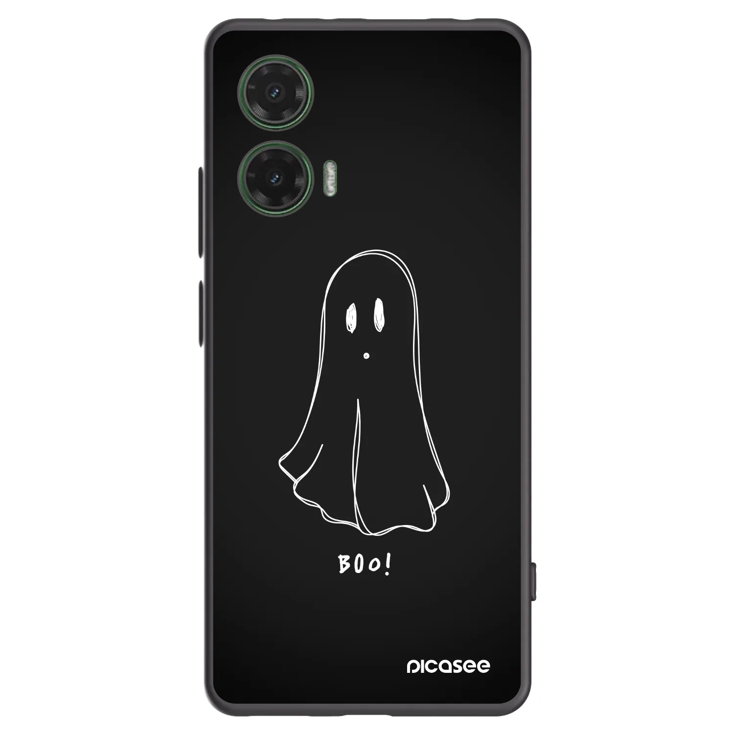 Picasee husă neagră din silicon pentru Motorola Moto G35 5G - Ghost 2