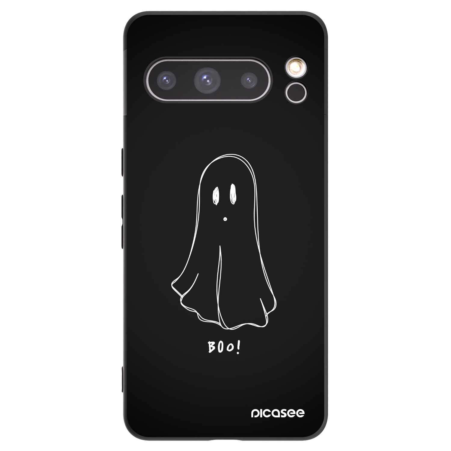 Picasee husă neagră din silicon pentru Google Pixel 8 Pro - Ghost 2