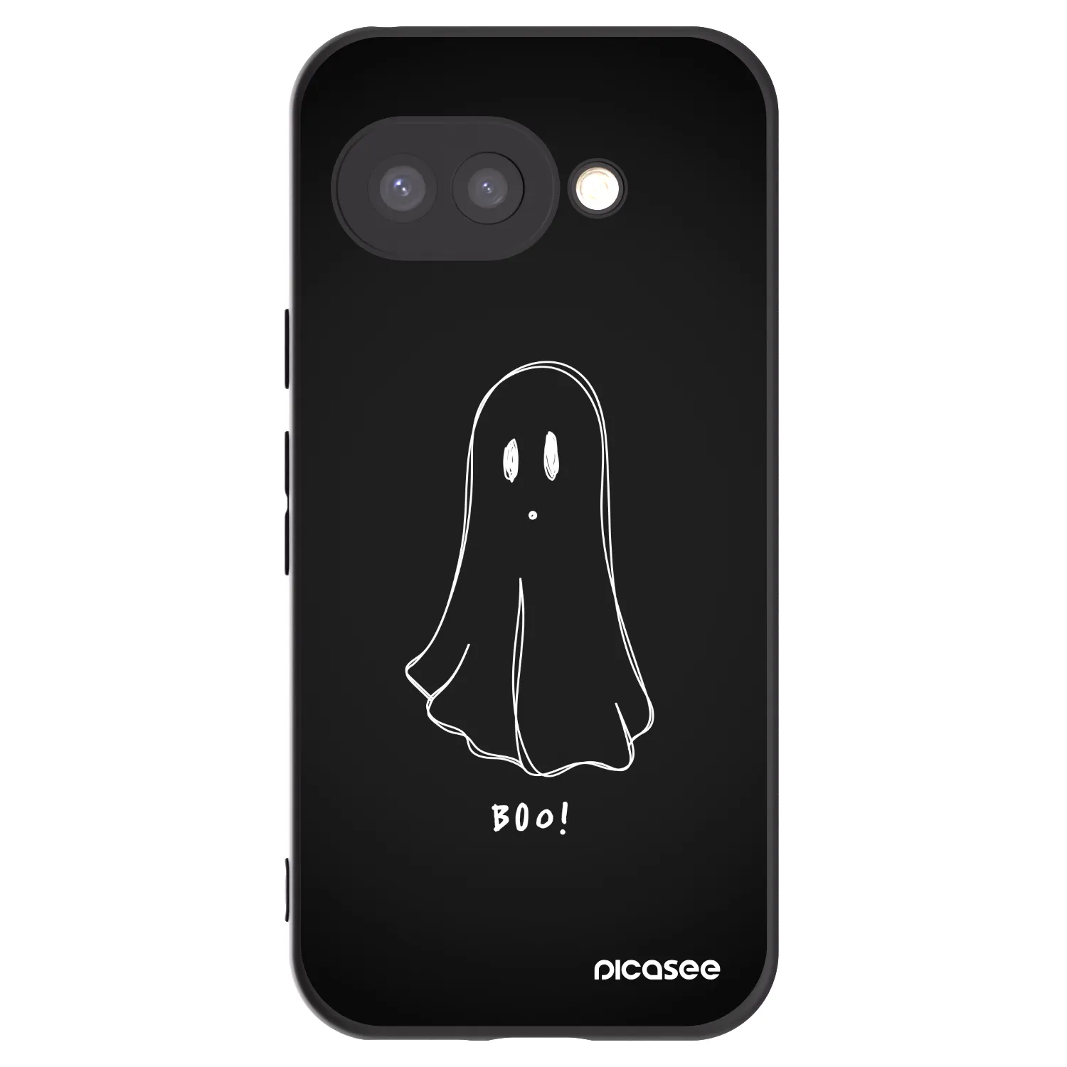 Picasee husă neagră din silicon pentru Google Pixel 9a - Ghost 2