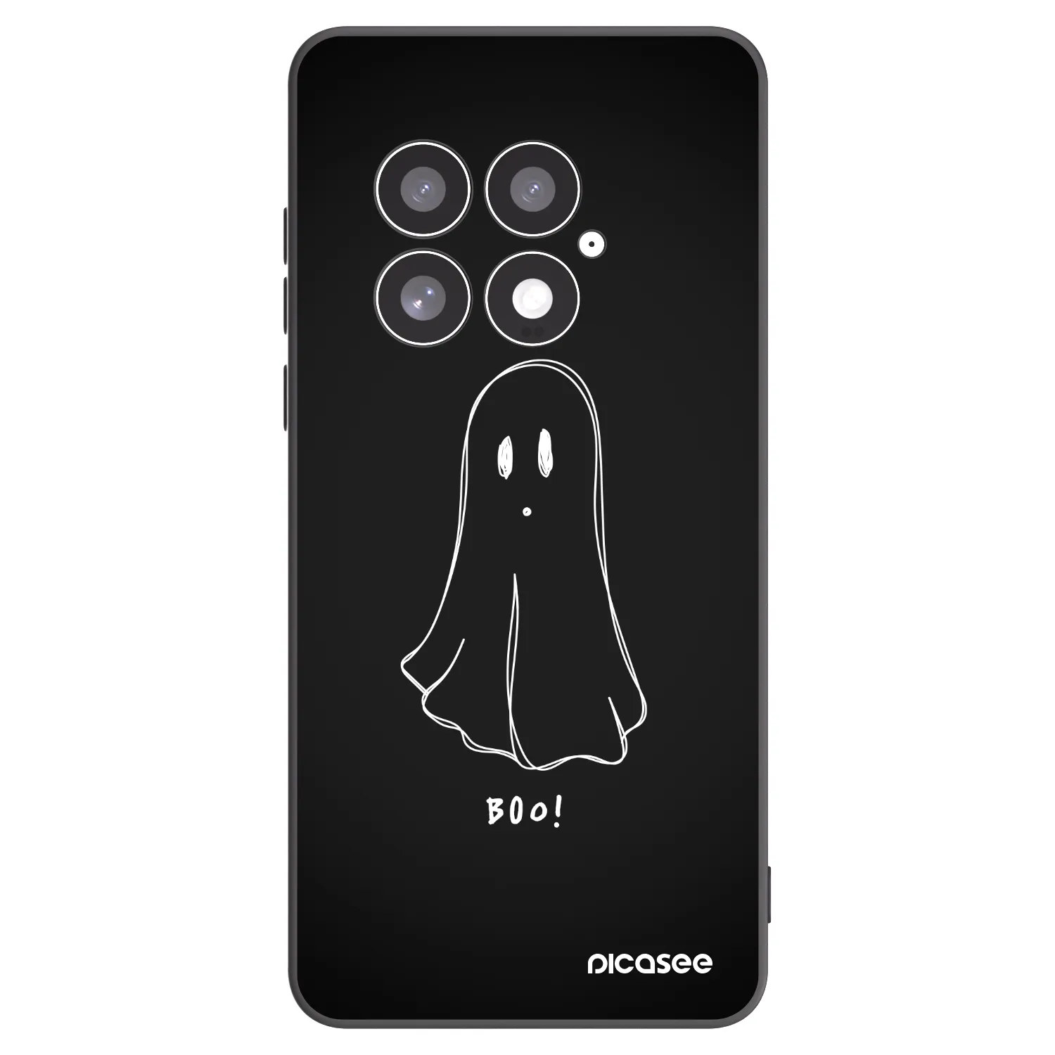 Picasee husă neagră din silicon pentru OnePlus 13 5G - Ghost 2