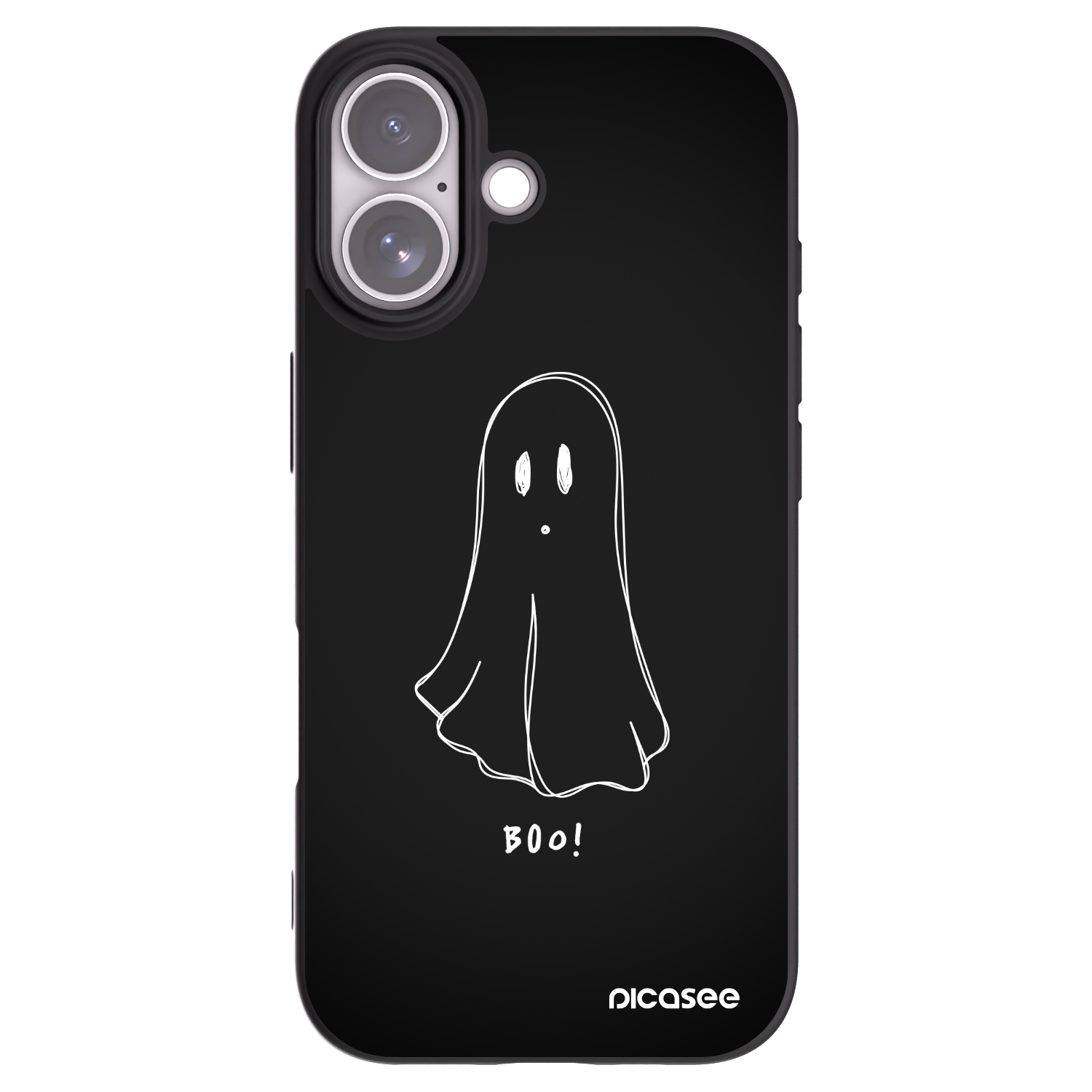 Picasee husă neagră din silicon pentru Apple iPhone 17 - Ghost 2