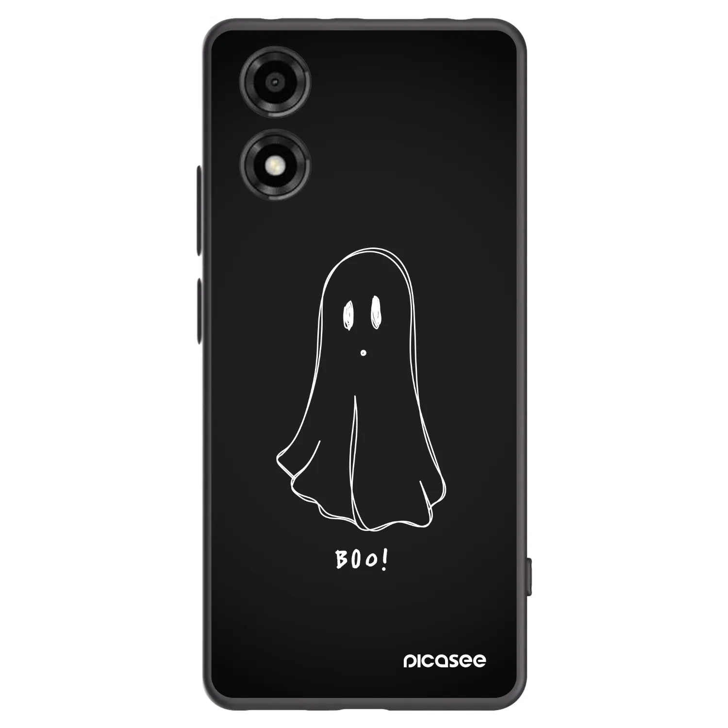 Picasee husă neagră din silicon pentru Motorola Moto E14 - Ghost 2