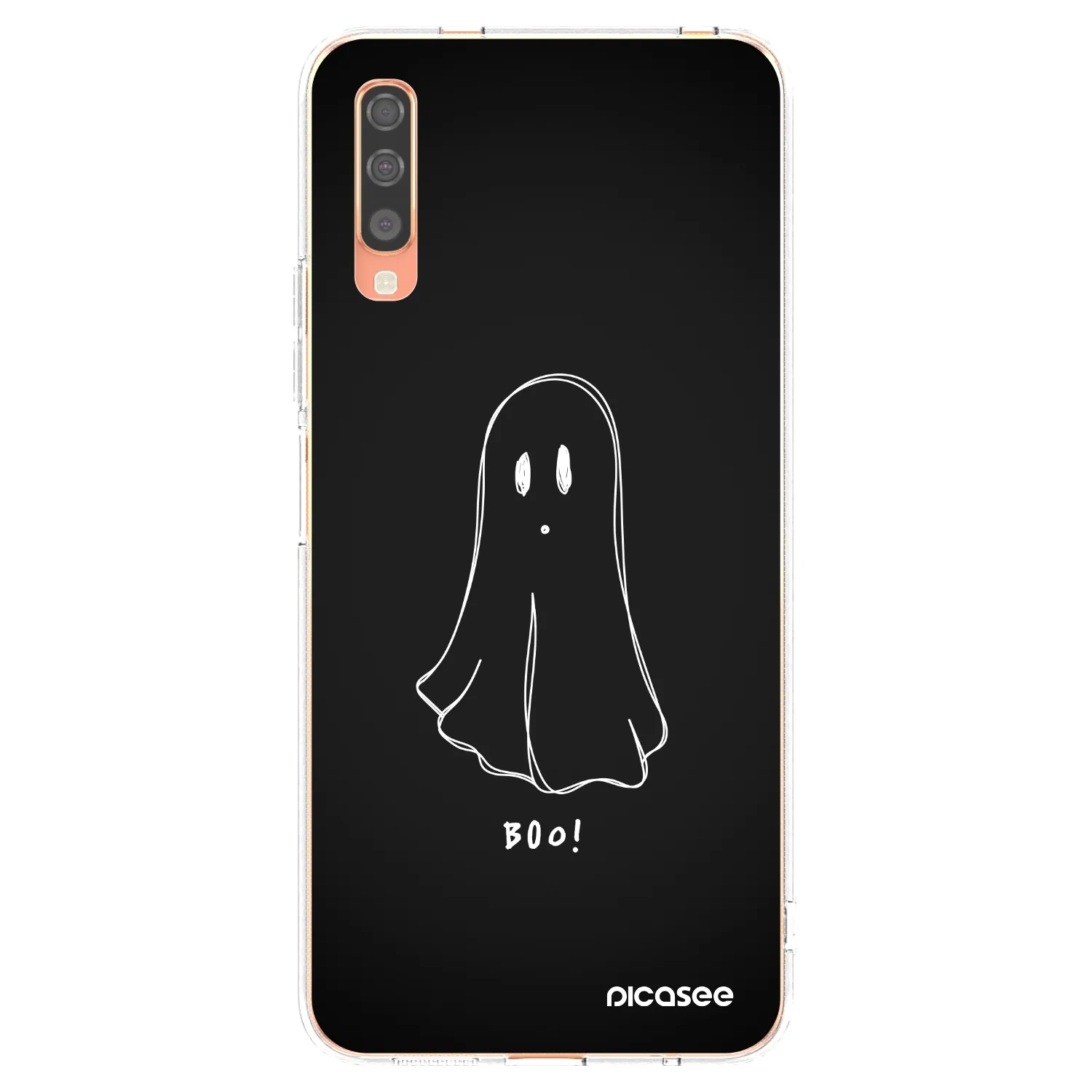 Picasee husă transparentă din silicon pentru Samsung Galaxy A70 A705F - Ghost 2