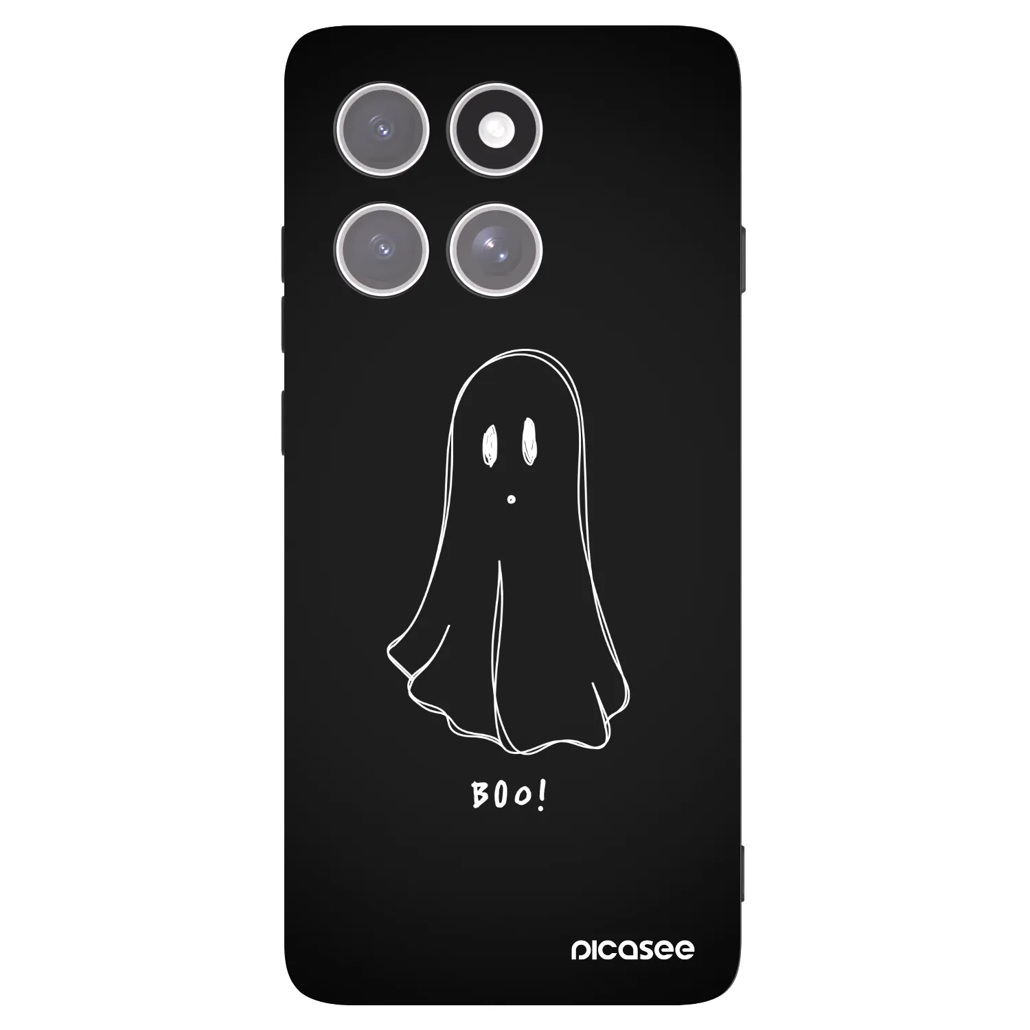 Picasee husă neagră din silicon pentru Motorola Edge 60 Pro - Ghost 2