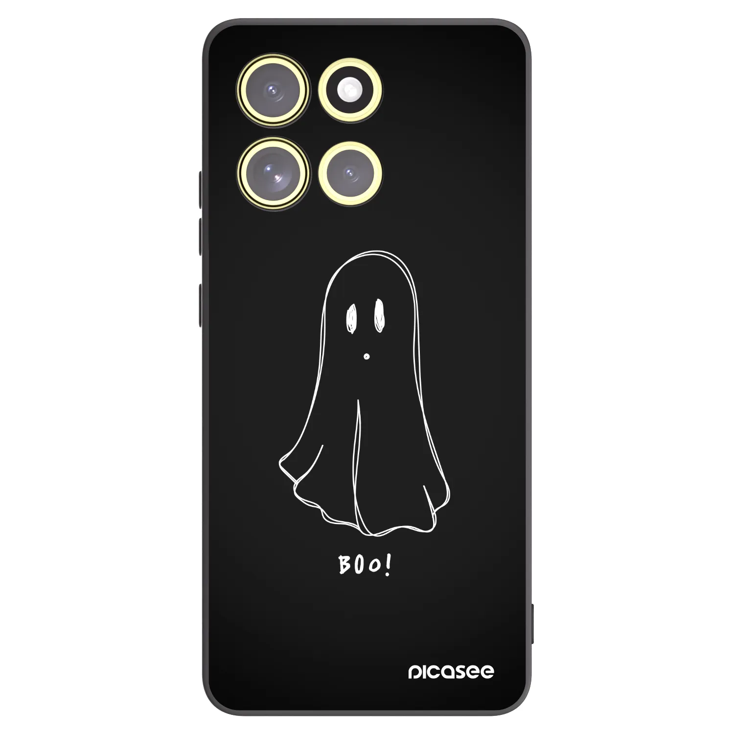 Picasee husă neagră din silicon pentru Motorola Moto G86 5G - Ghost 2