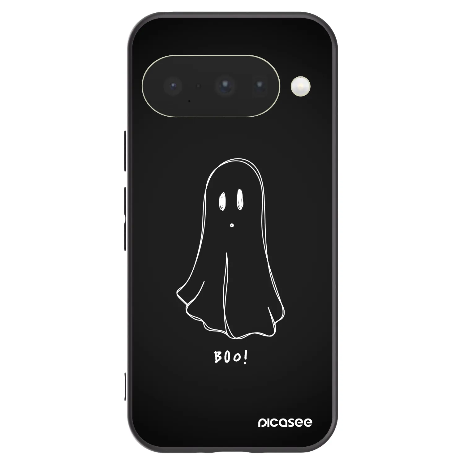 Picasee husă neagră din silicon pentru Google Pixel 10 - Ghost 2